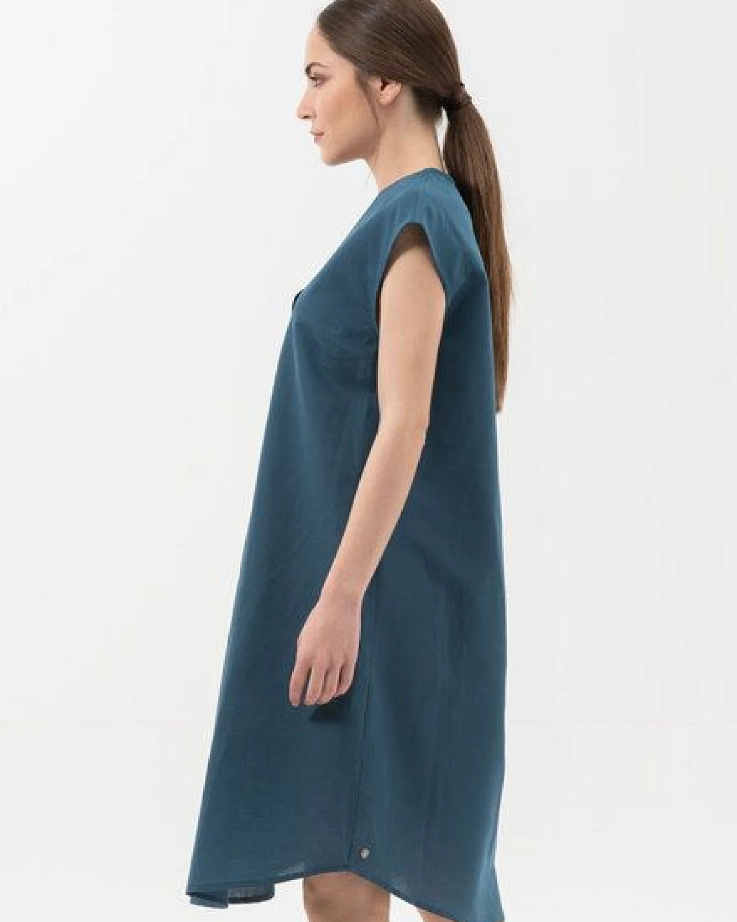 ORGANICATION Kleid aus Leinen mit Bio-Baumwolle – Ansicht 3