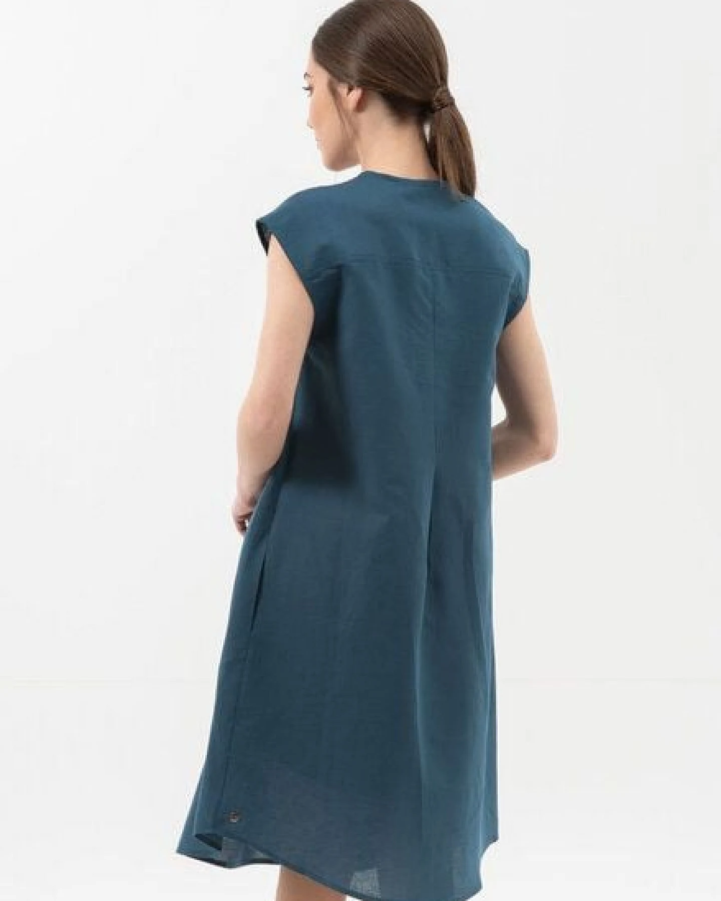 ORGANICATION Kleid aus Leinen mit Bio-Baumwolle – Ansicht 4