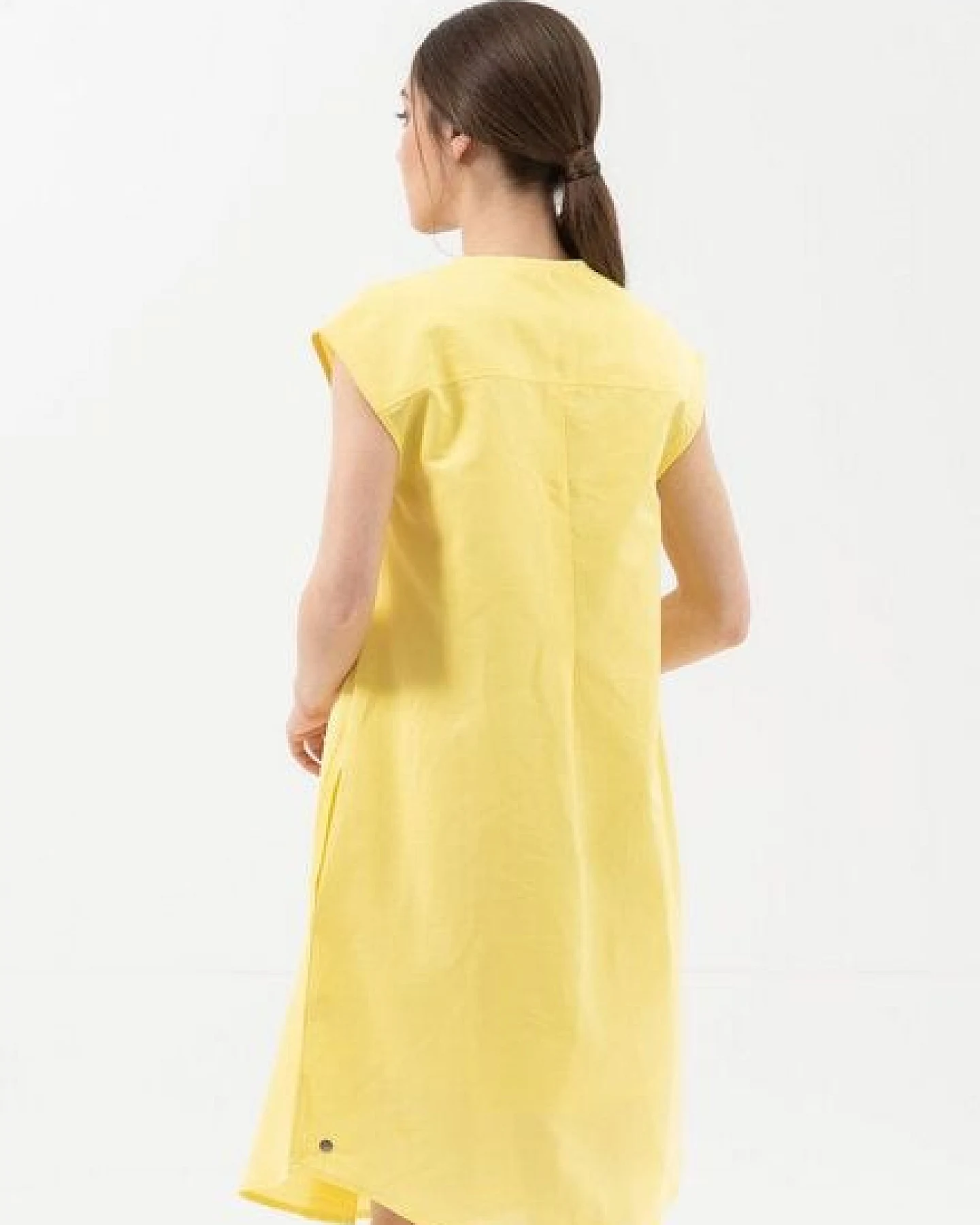 ORGANICATION Kleid aus Leinen mit Bio-Baumwolle – Ansicht 4
