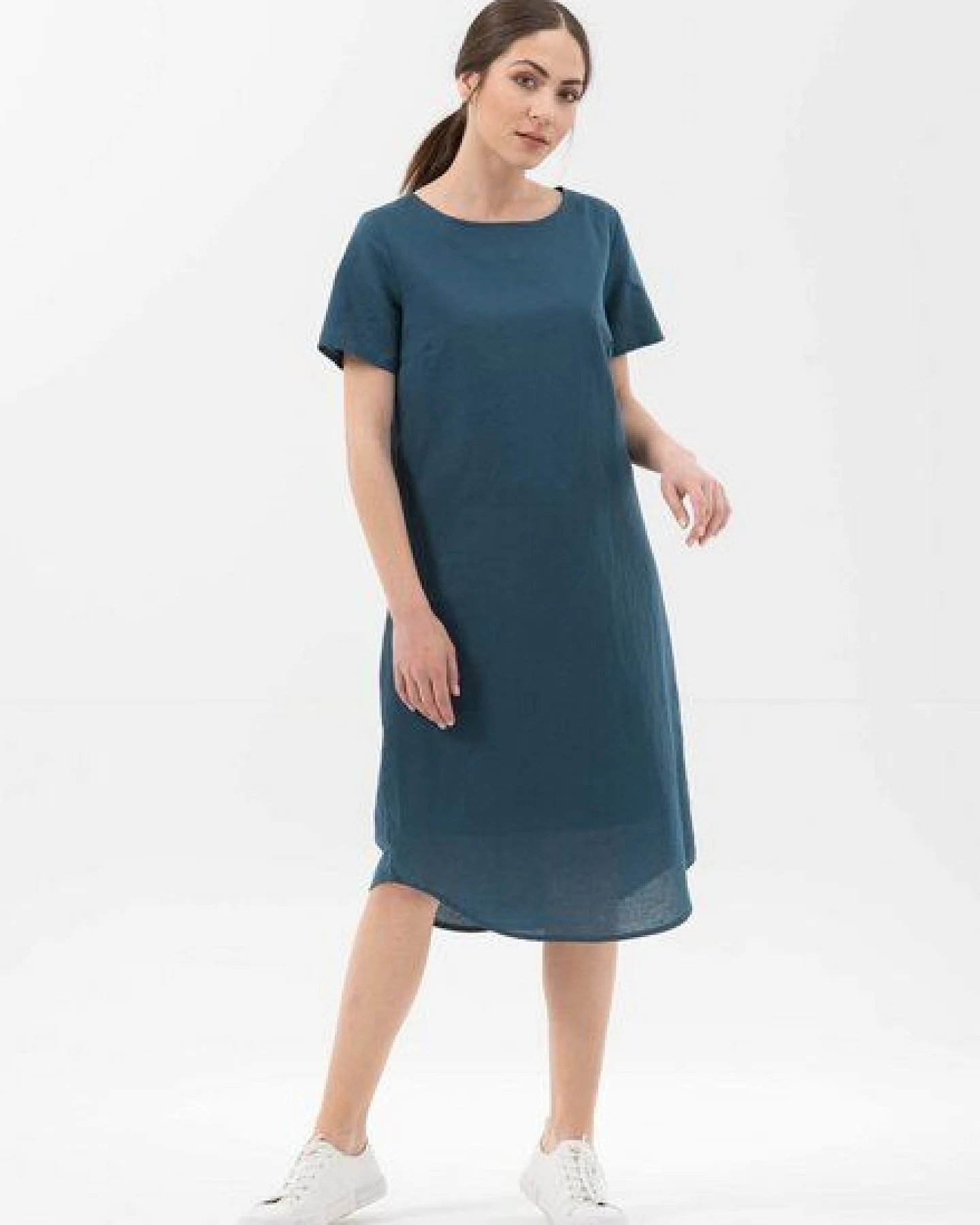 ORGANICATION Kleid aus Leinen mit Bio-Baumwolle – Ansicht 2