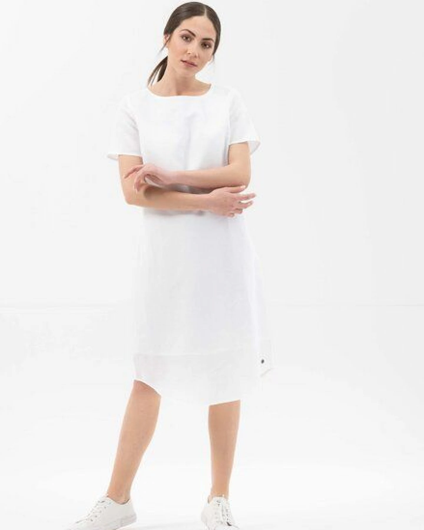 ORGANICATION Kleid aus Leinen mit Bio-Baumwolle – Ansicht 2