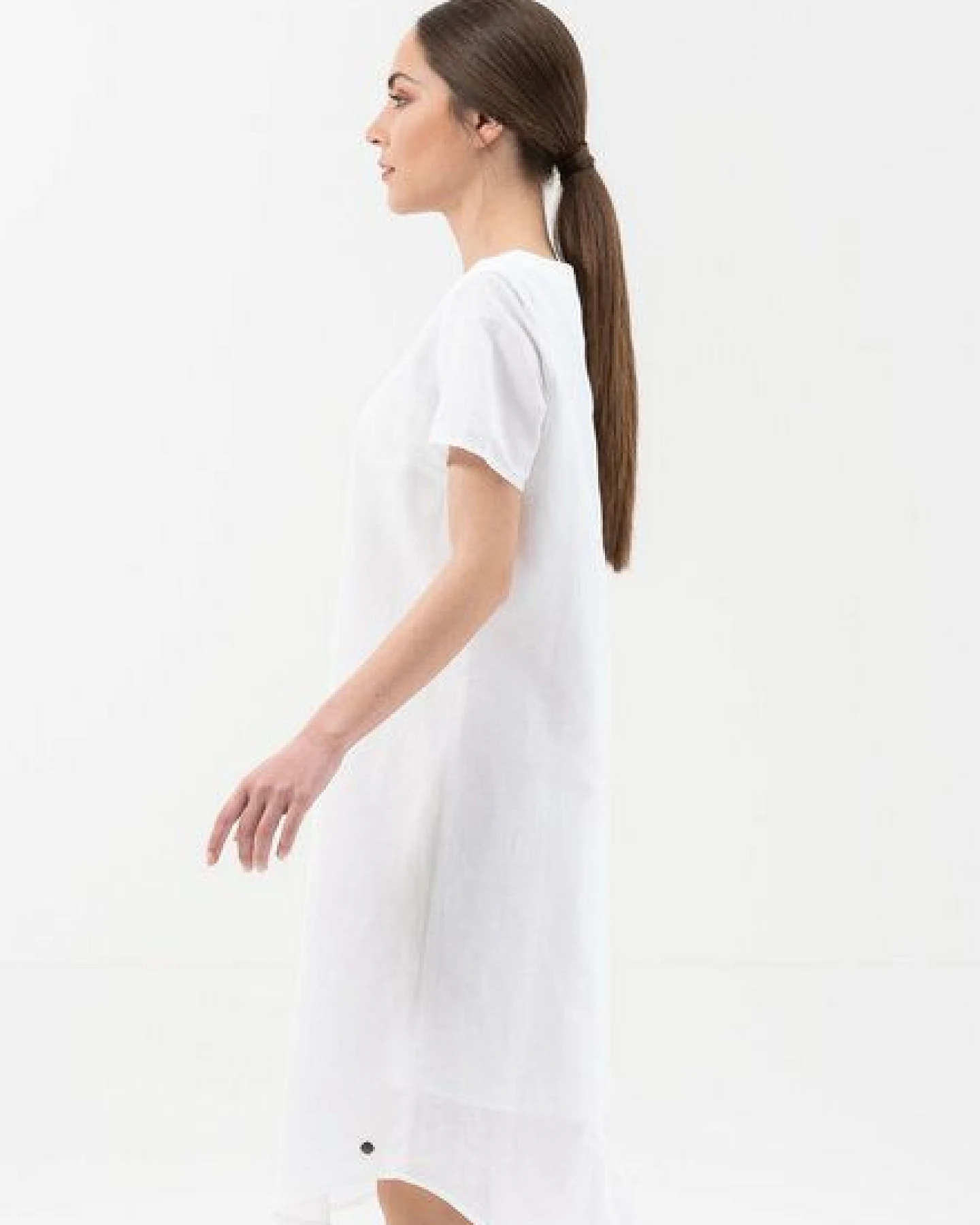 ORGANICATION Kleid aus Leinen mit Bio-Baumwolle – Ansicht 3