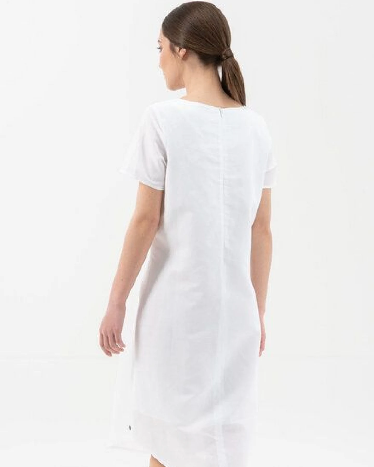 ORGANICATION Kleid aus Leinen mit Bio-Baumwolle – Ansicht 4