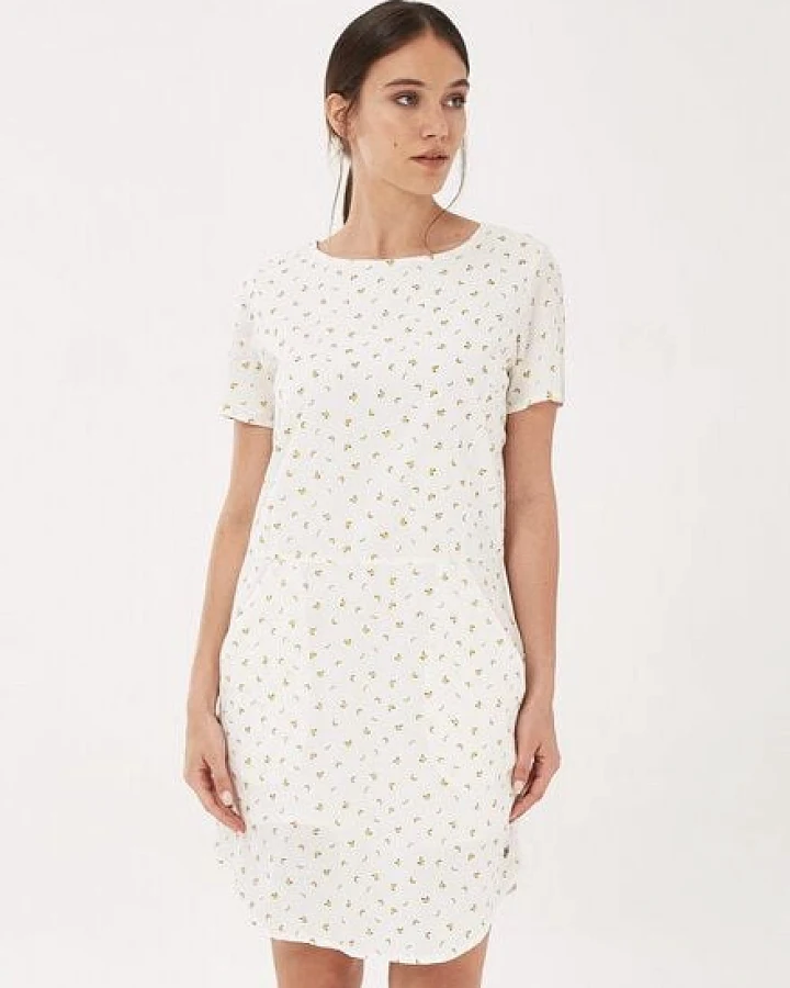 ORGANICATION Kleid aus Bio-Baumwolle mit Allover-Print