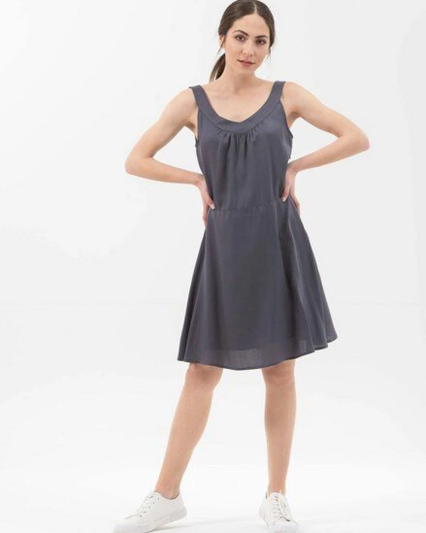 ORGANICATION Kleid aus TENCEL Lyocell – Ansicht 2