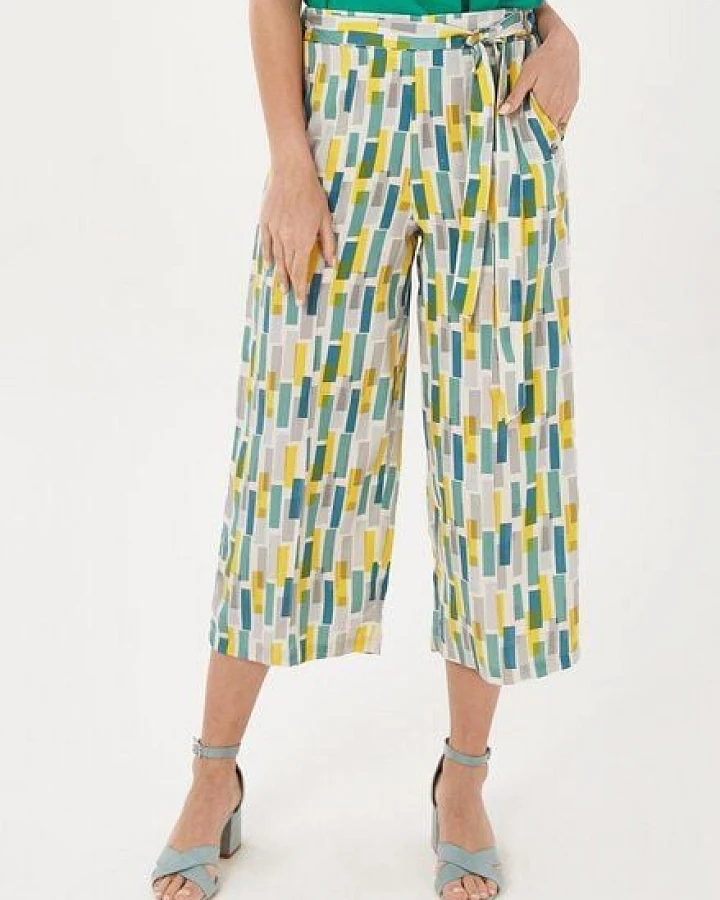 ORGANICATION 7/8-Hose aus TENCEL Lyocell mit Allover-Print
