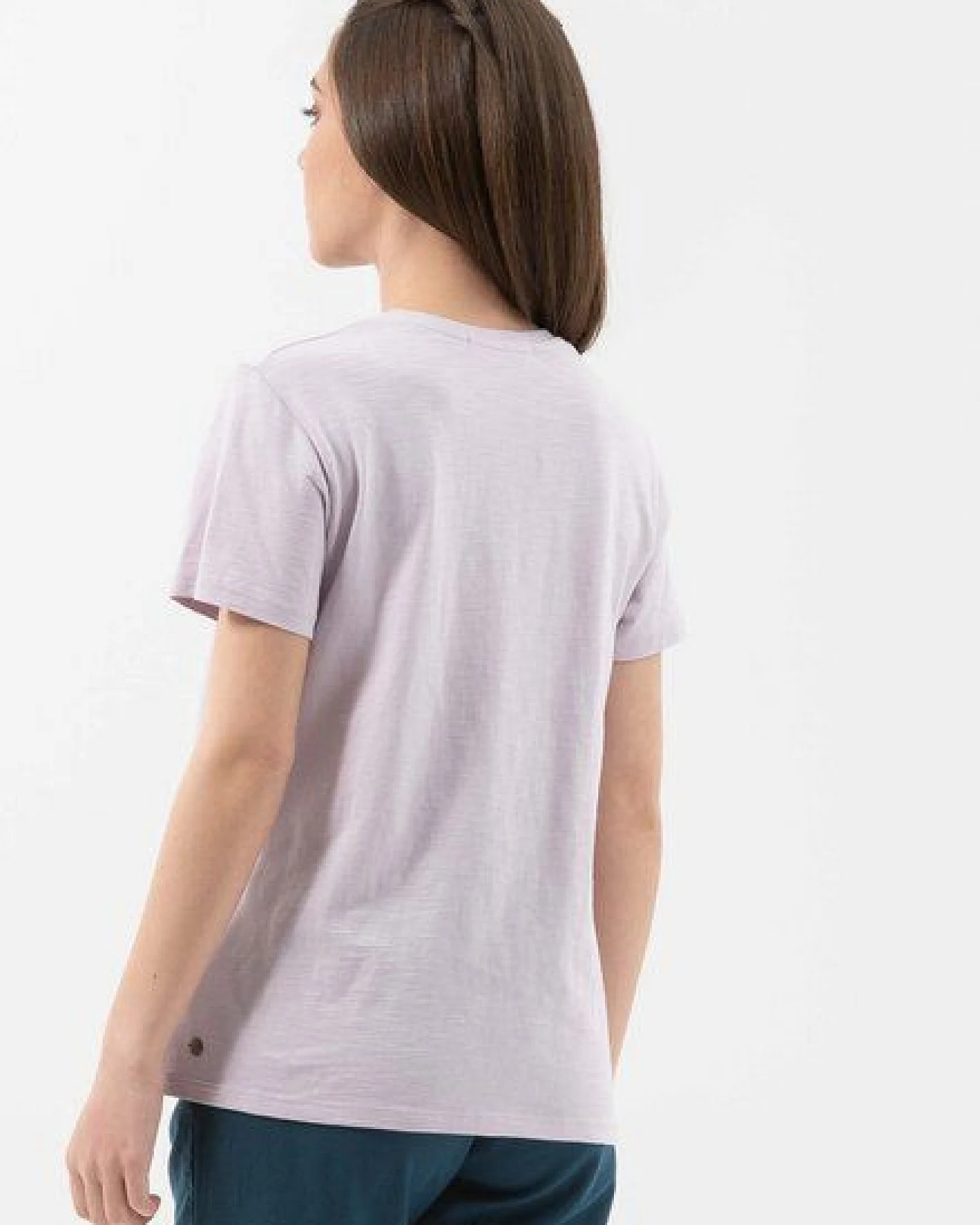 ORGANICATION T-Shirt aus Bio-Baumwolle mit V-Ausschnitt – Ansicht 4