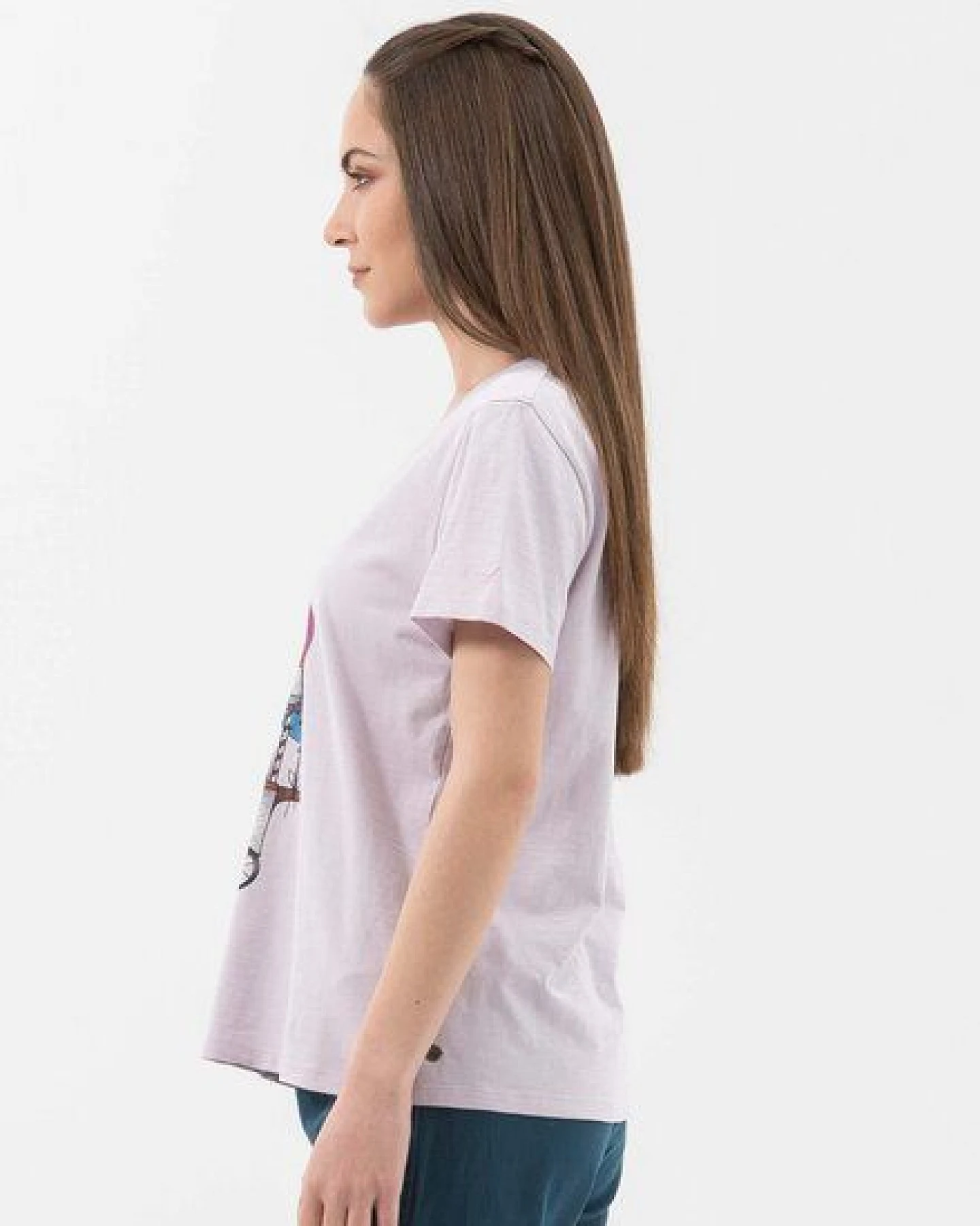 ORGANICATION T-Shirt aus Bio-Baumwolle mit V-Ausschnitt – Ansicht 3