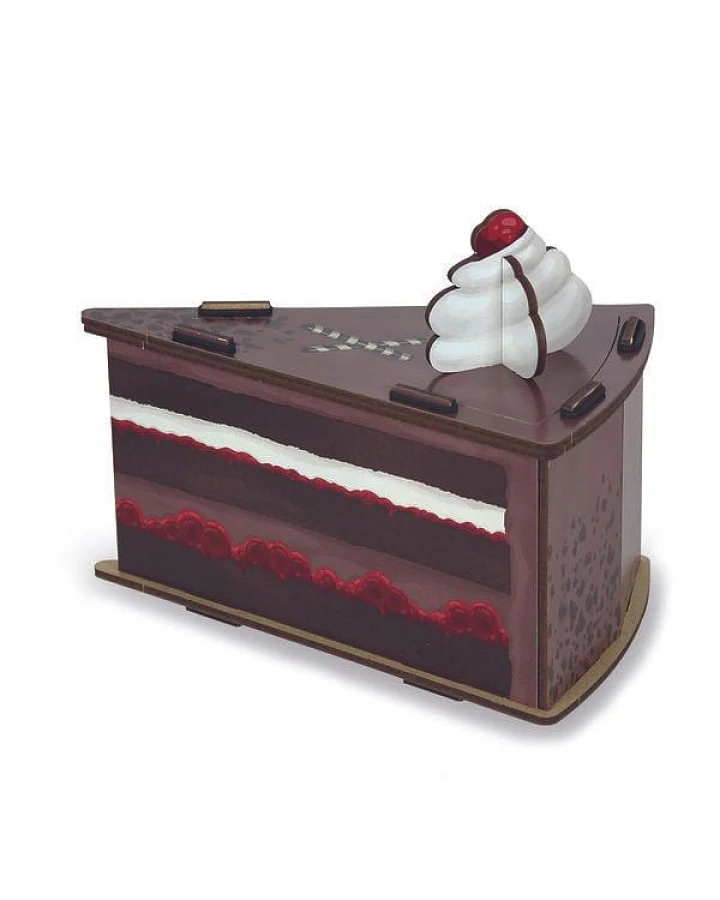 Werkhaus GmbH Torten-Geschenkbox "Schokotorte"