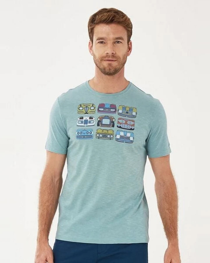 ORGANICATION T-Shirt aus Bio-Baumwolle mit Print