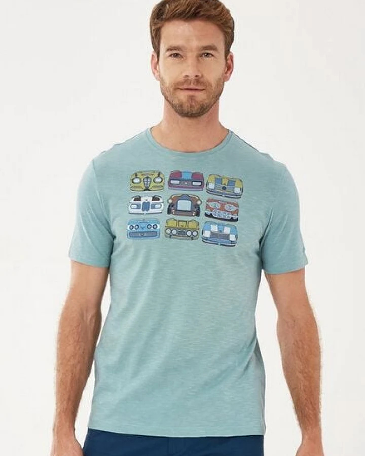 ORGANICATION T-Shirt aus Bio-Baumwolle mit Print