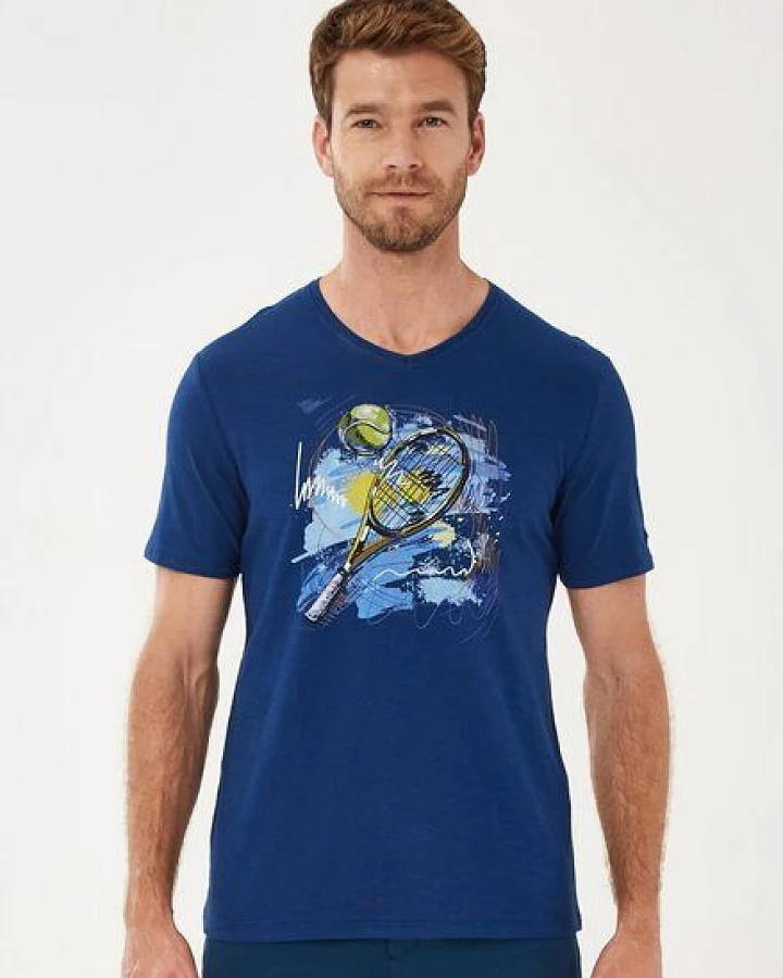 ORGANICATION T-Shirt aus Bio-Baumwolle mit Print