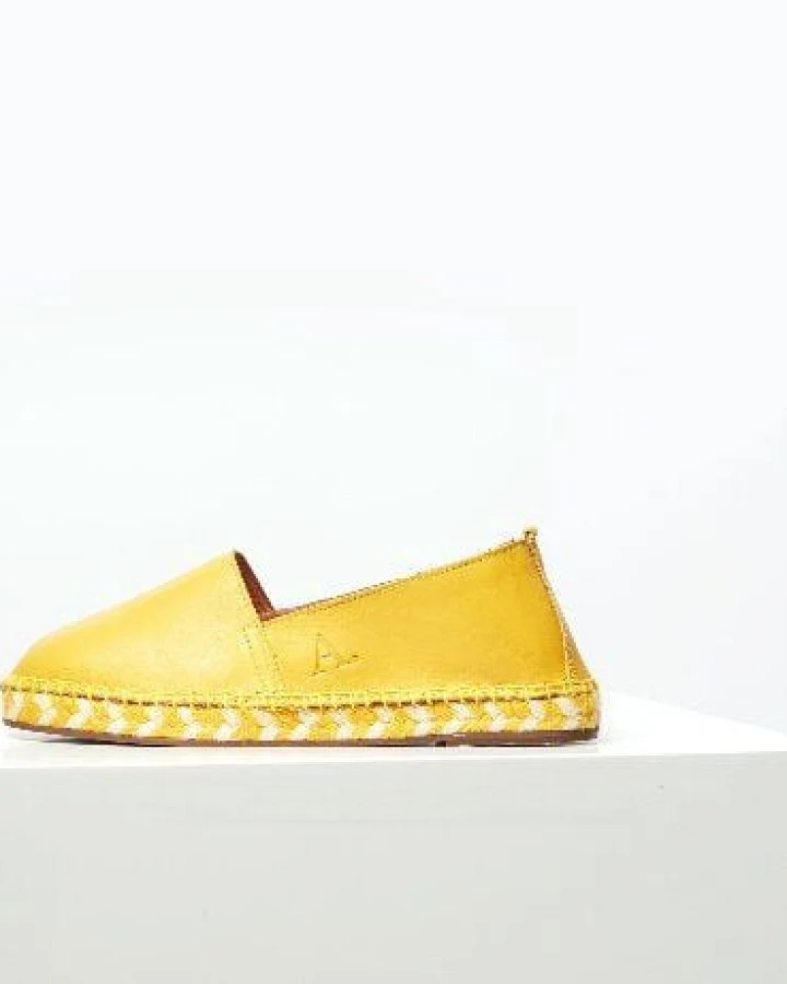 Act. Arven Mixed Sole leather Espadrilles Yellow