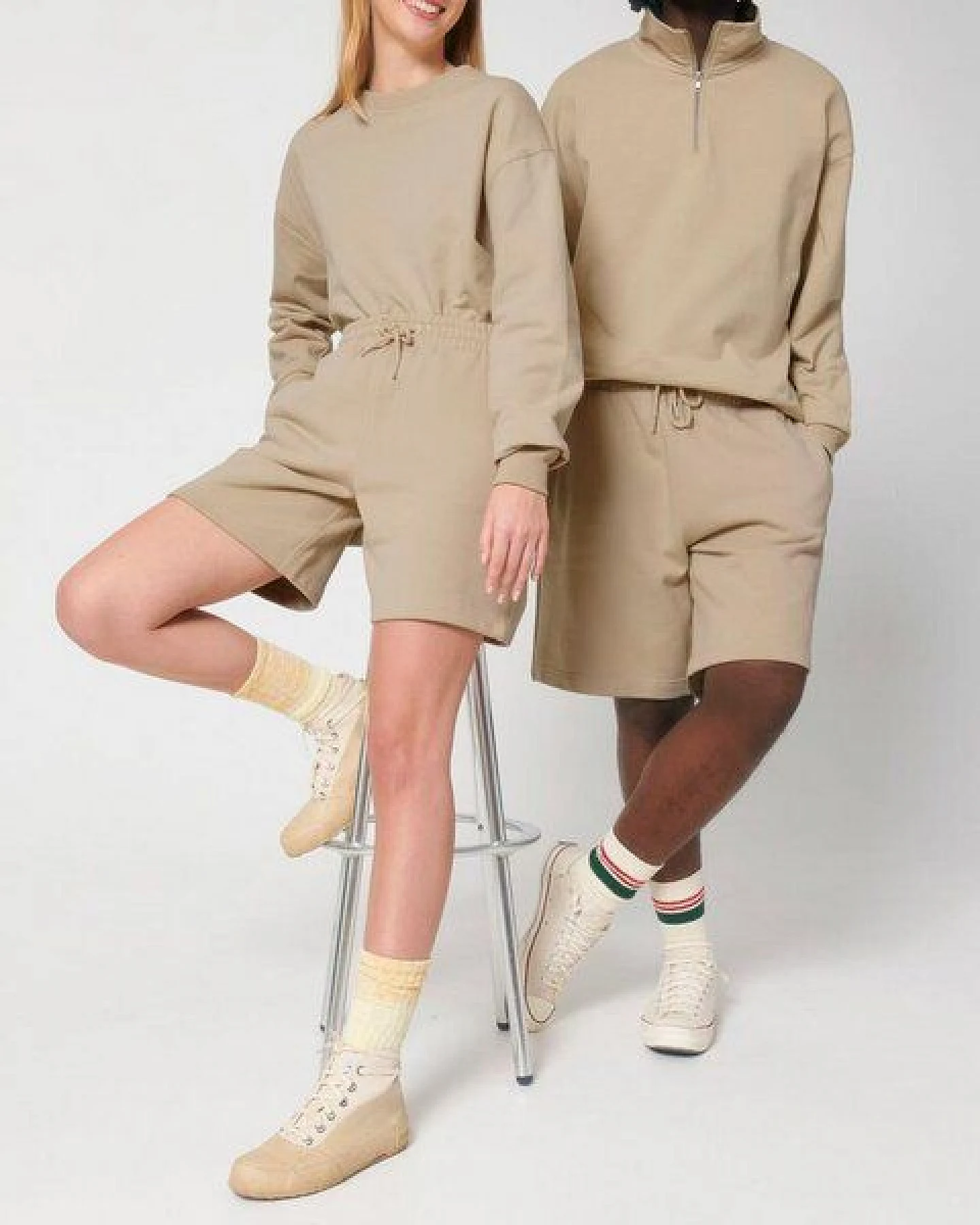 YTWOO Sweatshorts, Joggingshorts aus 100% Cotton (Bio) - Organic Carded, Fair Trade – Ansicht 2