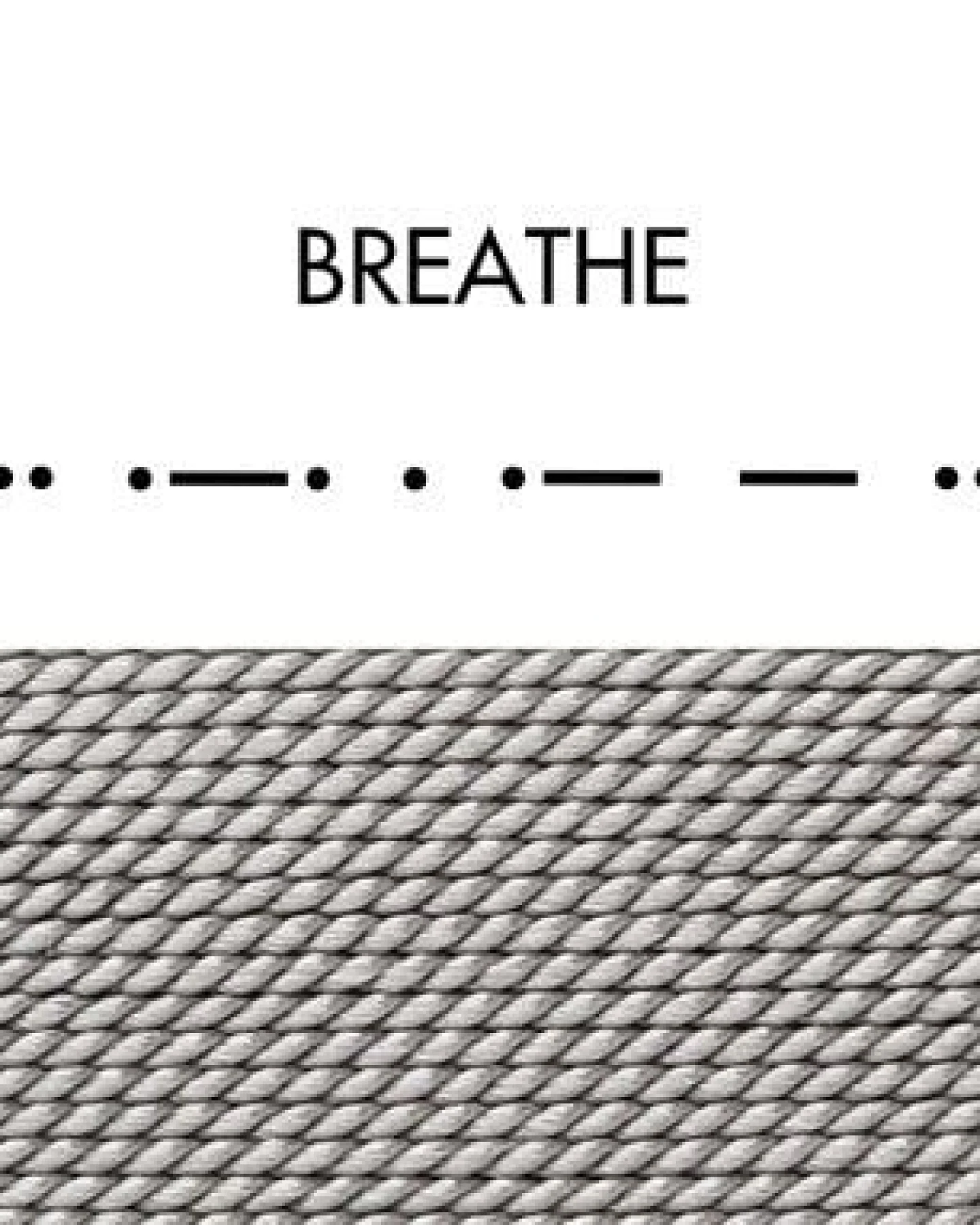 renna deluxe Morse-Code Armband aus Sterling Silber – Ansicht 4