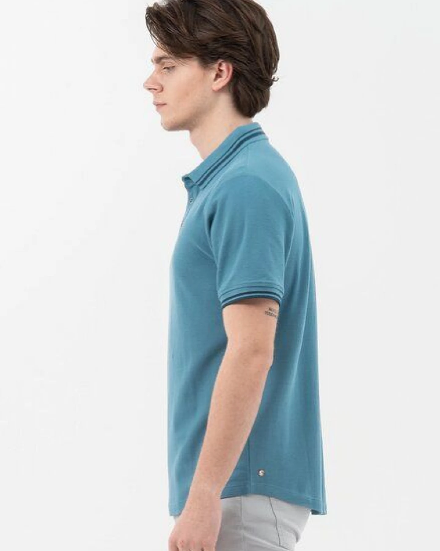 ORGANICATION Poloshirt aus Bio-Baumwolle – Ansicht 2