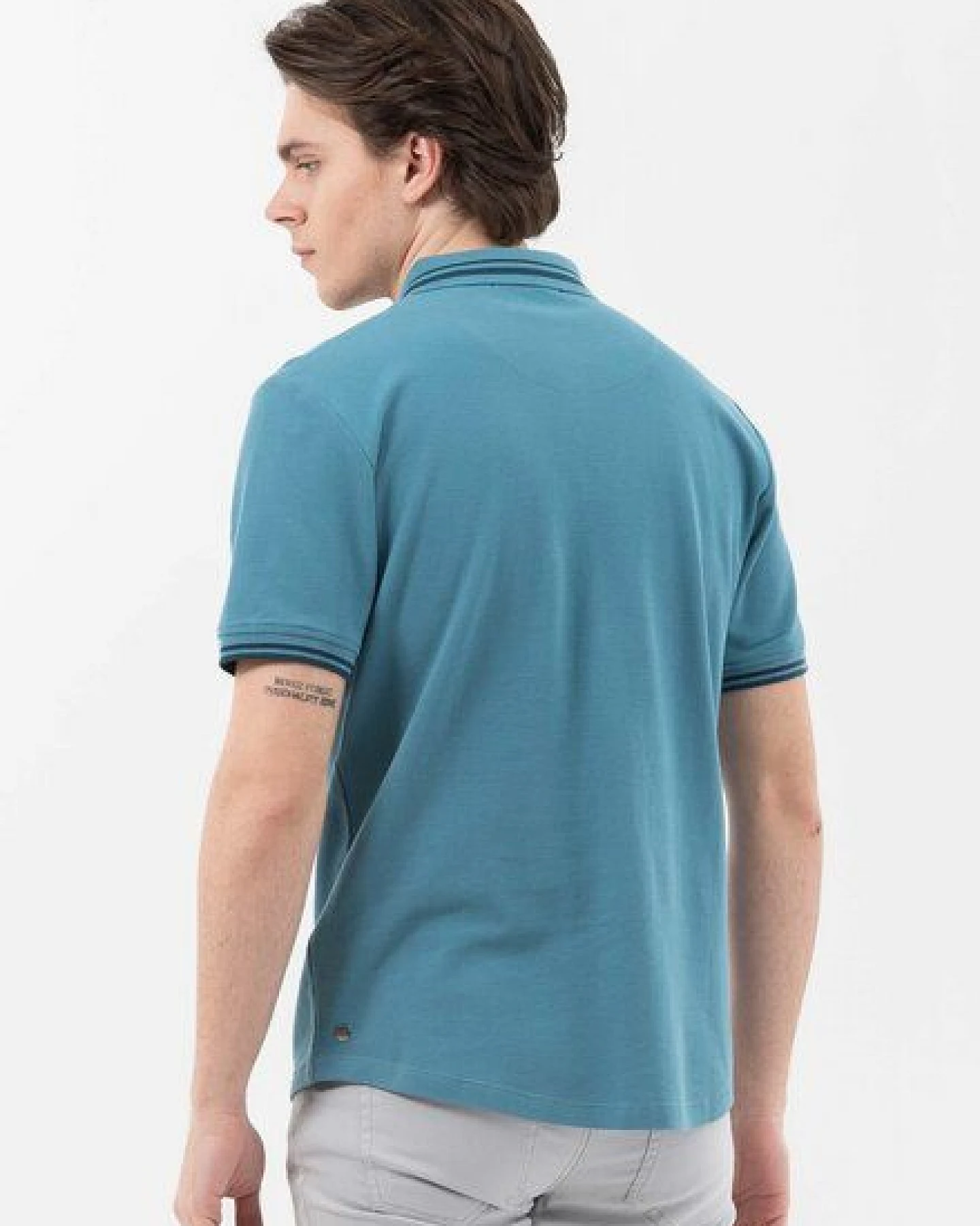 ORGANICATION Poloshirt aus Bio-Baumwolle – Ansicht 3