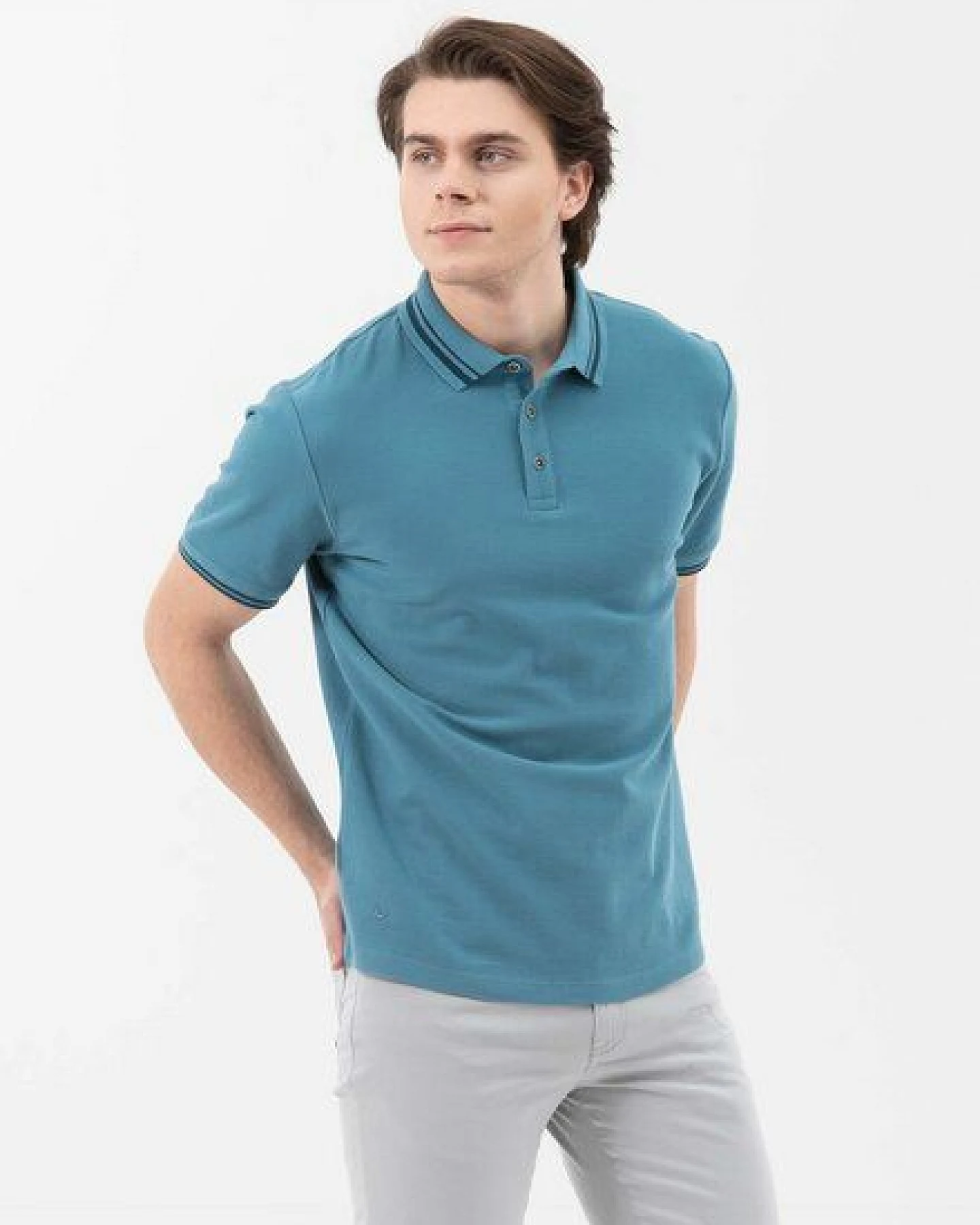 ORGANICATION Poloshirt aus Bio-Baumwolle – Ansicht 4