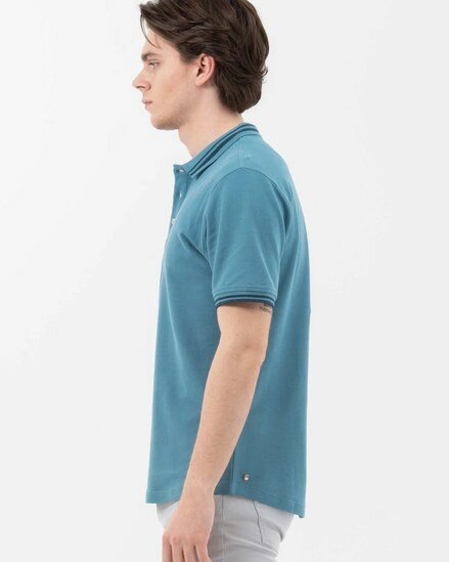 ORGANICATION Poloshirt aus Bio-Baumwolle – Ansicht 2