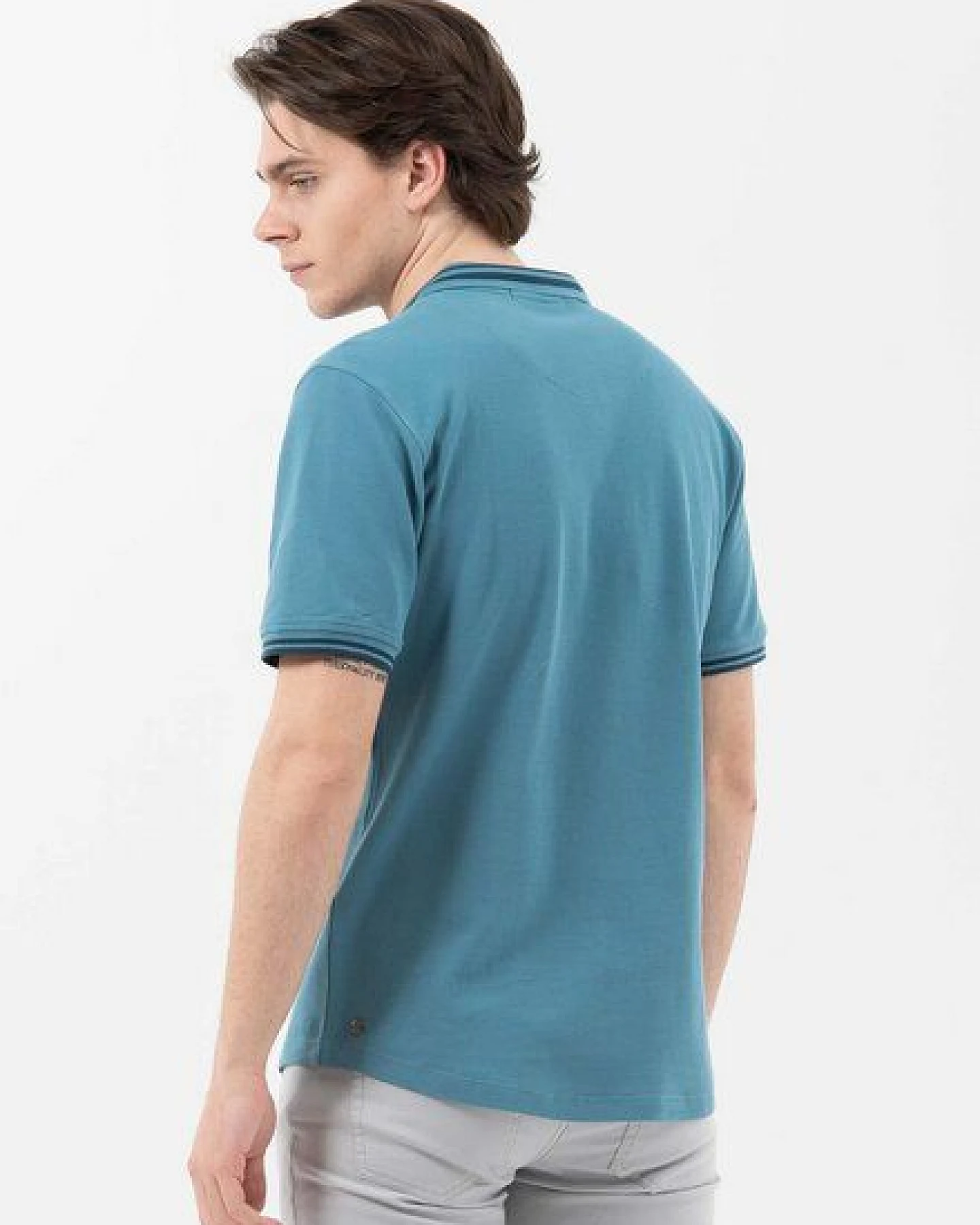 ORGANICATION Poloshirt aus Bio-Baumwolle – Ansicht 3