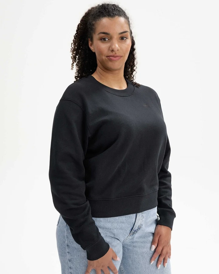 MELA Damen vegan Sweatshirt Rati Schwarz
