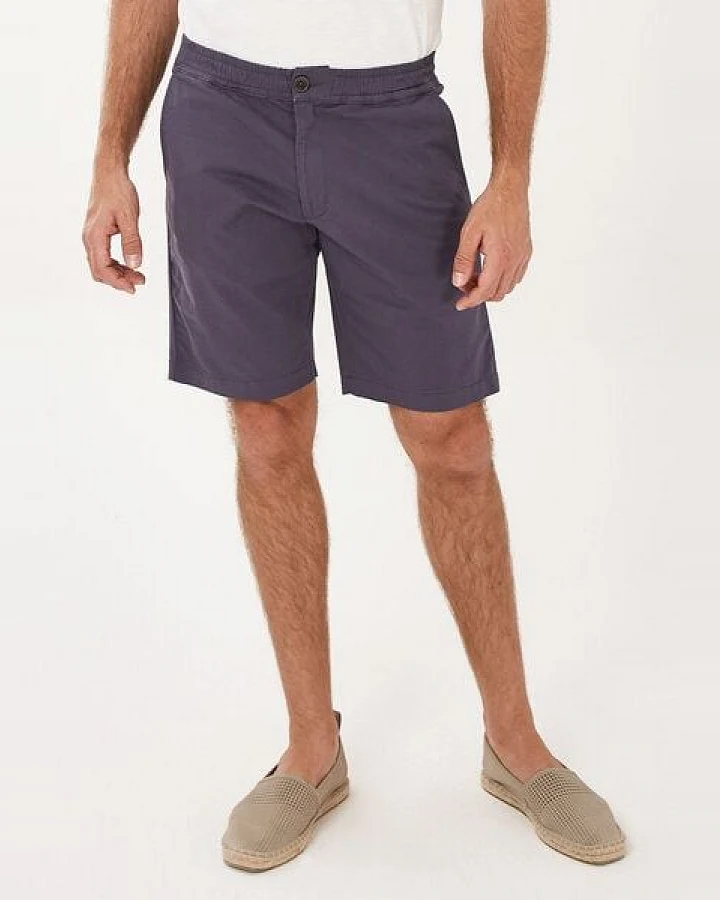ORGANICATION Chino-Shorts aus Bio-Baumwolle mit elastischem Bund