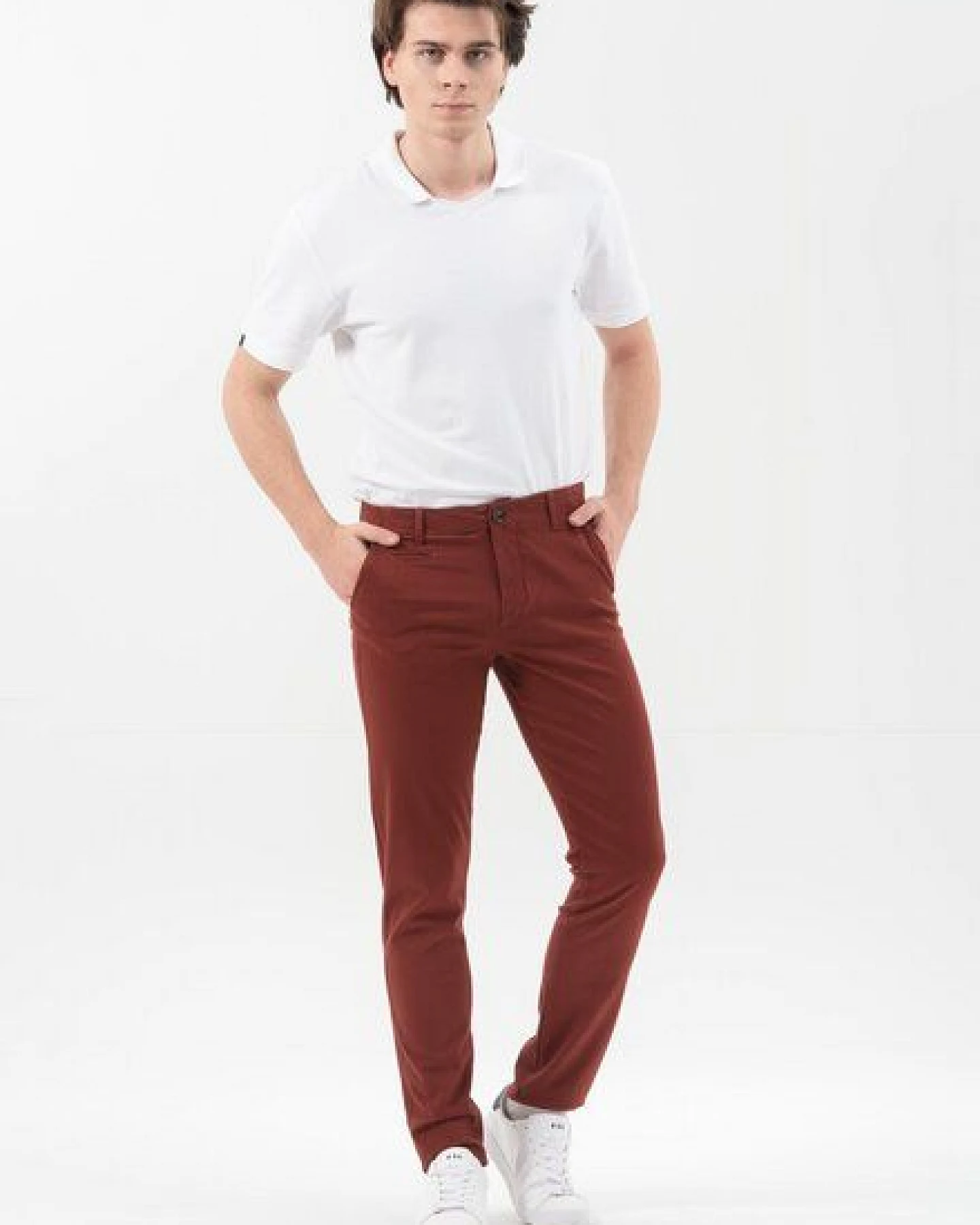 ORGANICATION Chino-Hose aus Bio-Baumwolle – Ansicht 2