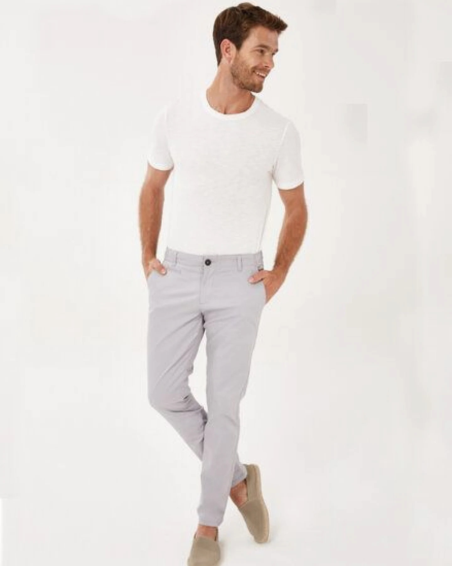 ORGANICATION Chino-Hose aus Bio-Baumwolle – Ansicht 2