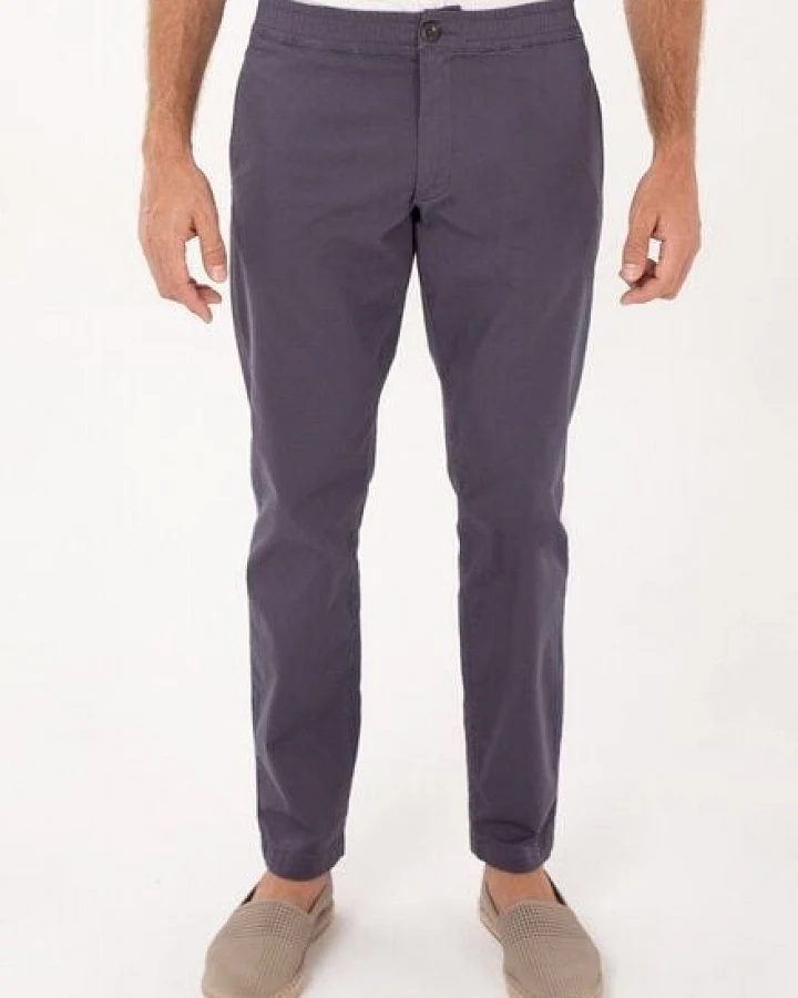 ORGANICATION Chino-Hose aus Bio-Baumwolle mit elastischem Bund
