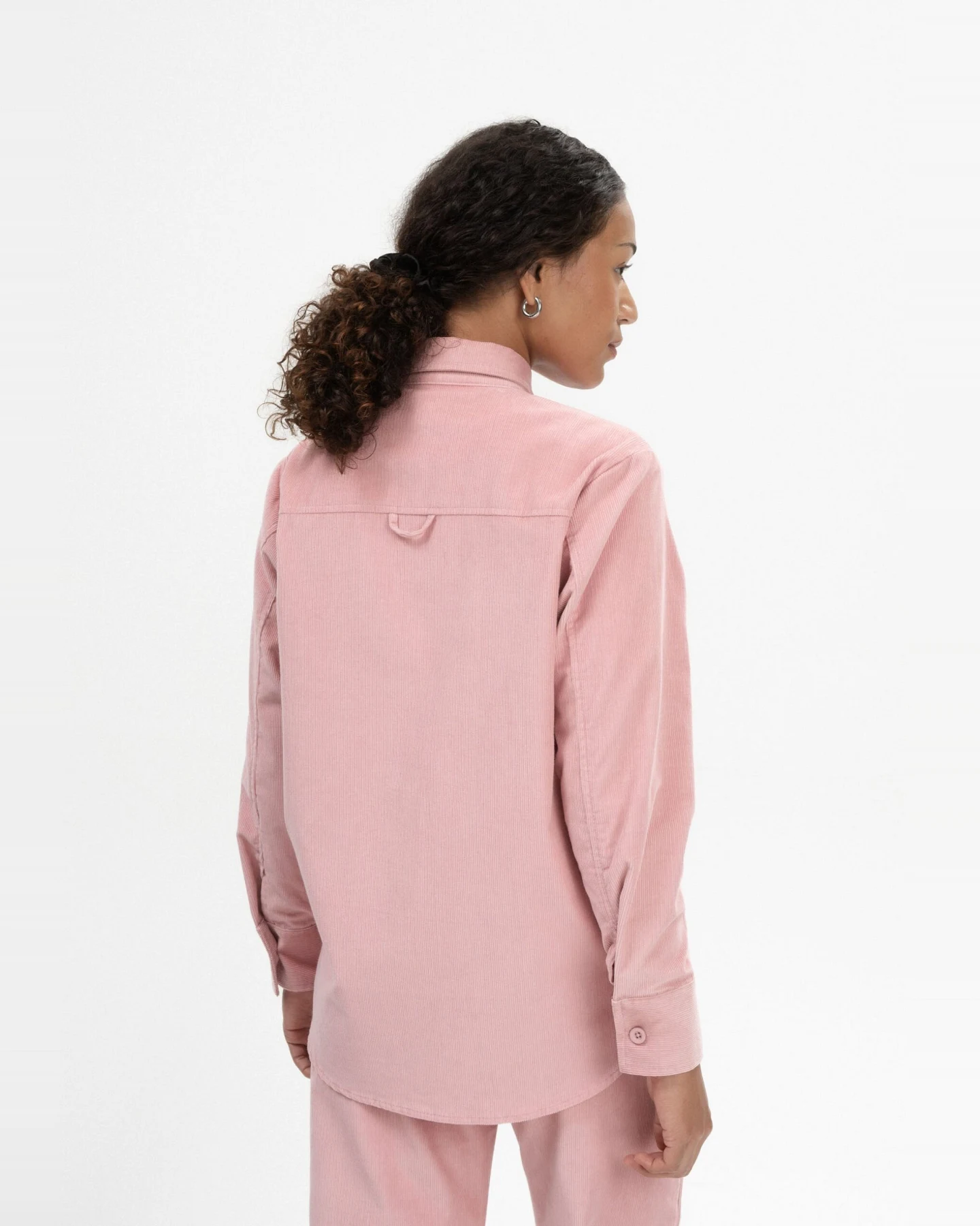 MELA Damen vegan Overshirt Cord Jiya Rosa Rosa – Ansicht 2