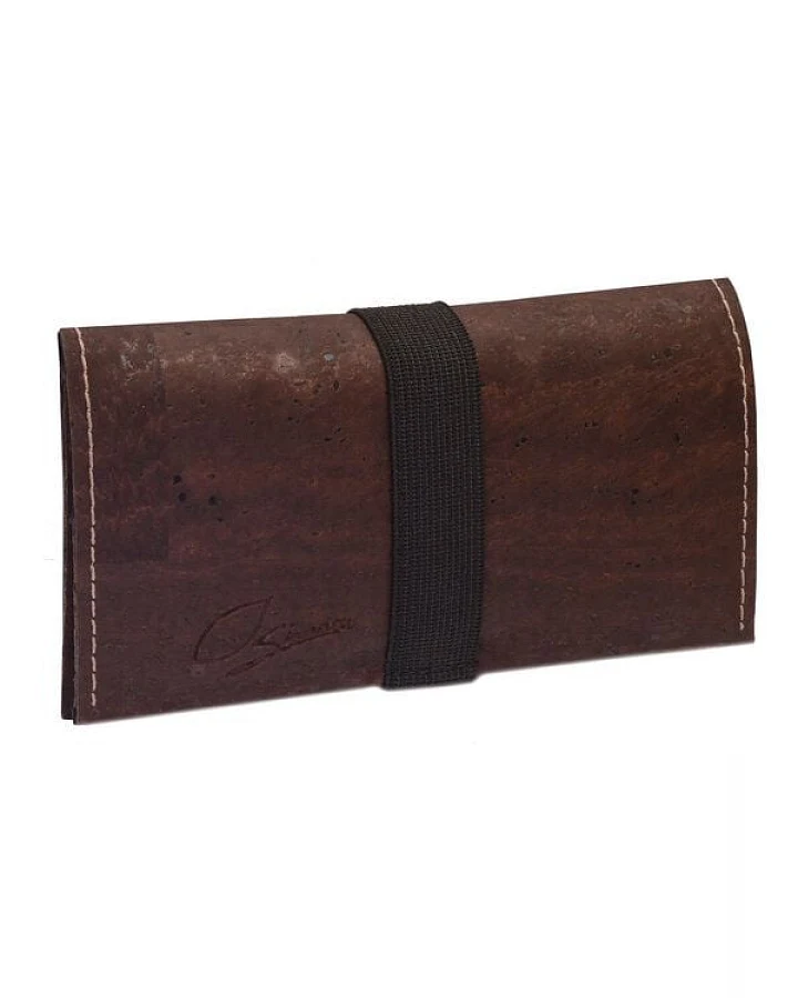 Simaru Tabaktasche 35g "LEIRA" aus Kork mit Gummiband.