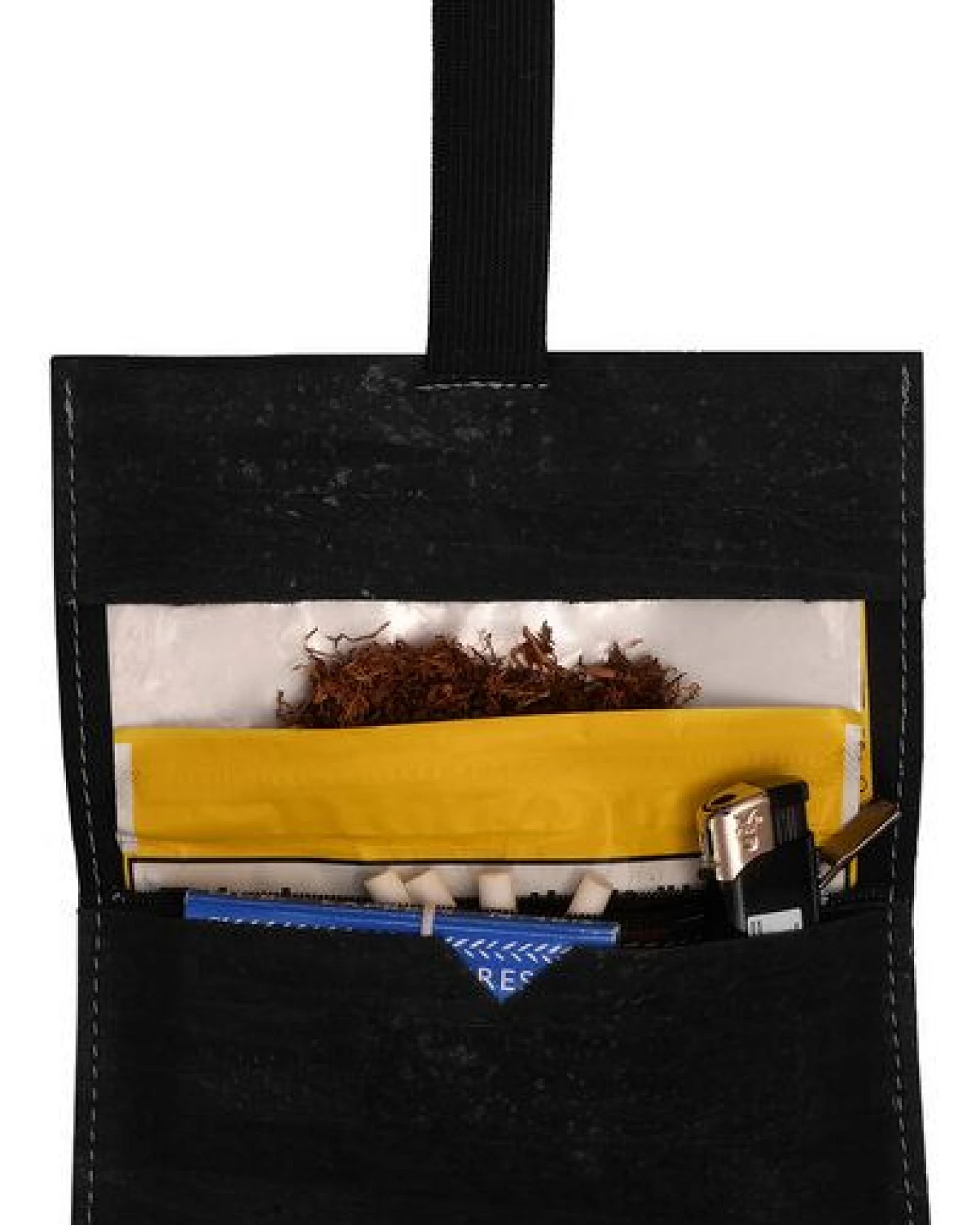 Simaru Tabaktasche 35g "LEIRA" aus Kork mit Gummiband. – Ansicht 2