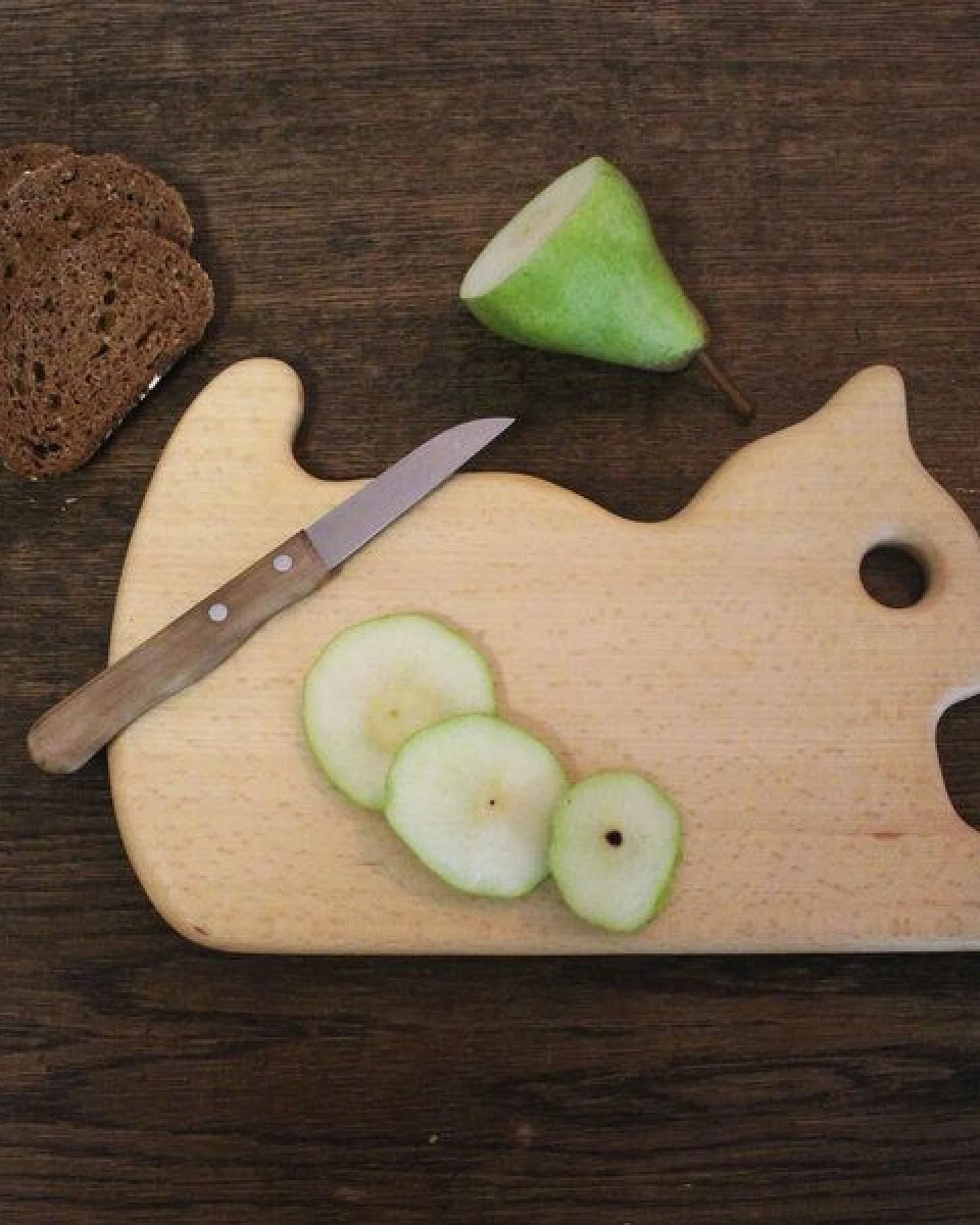 Mitienda Shop Frühstücksbrettchen mit Tiermotiv Katze – Ansicht 2