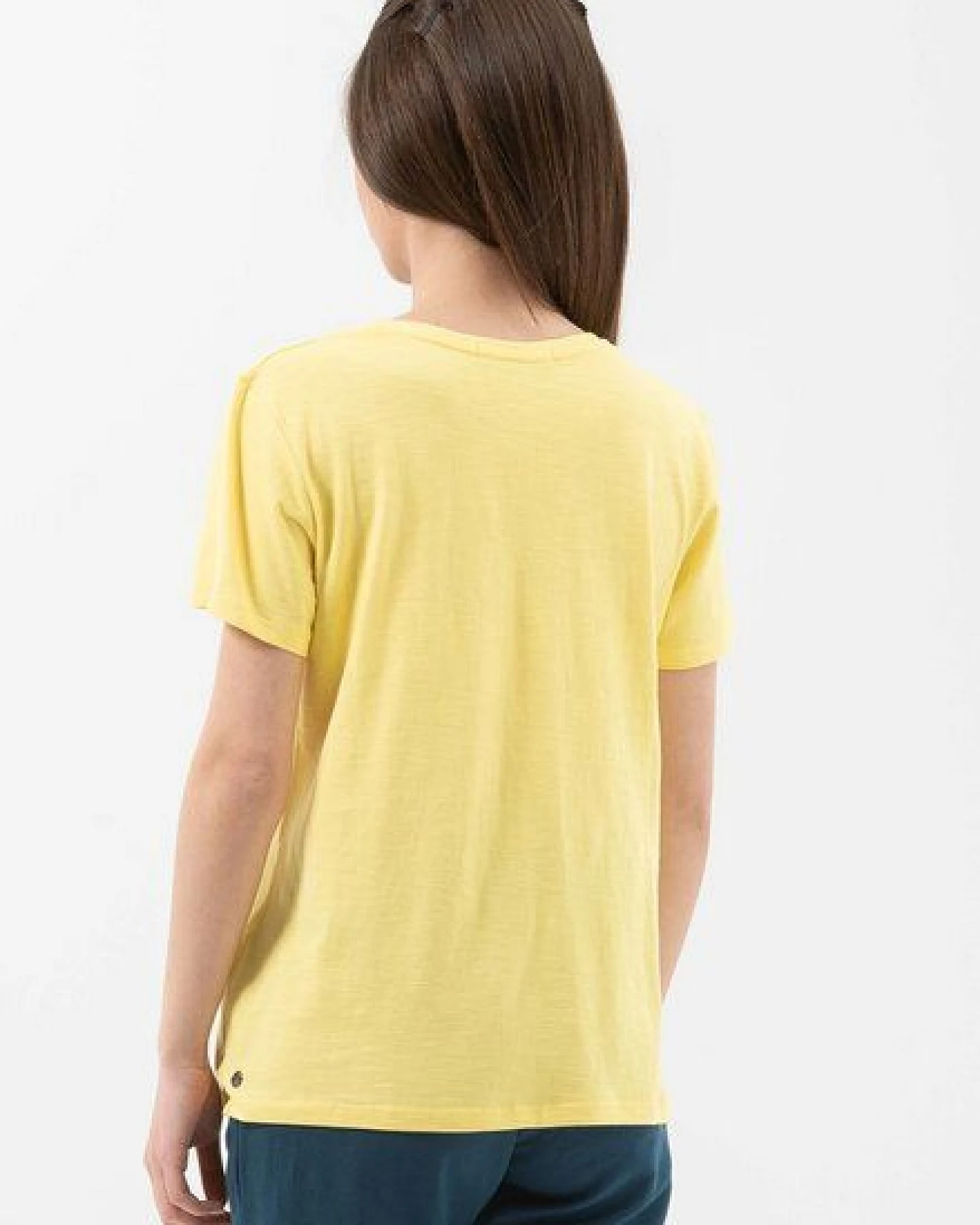 ORGANICATION T-Shirt aus Bio-Baumwolle mit V-Ausschnitt – Ansicht 4