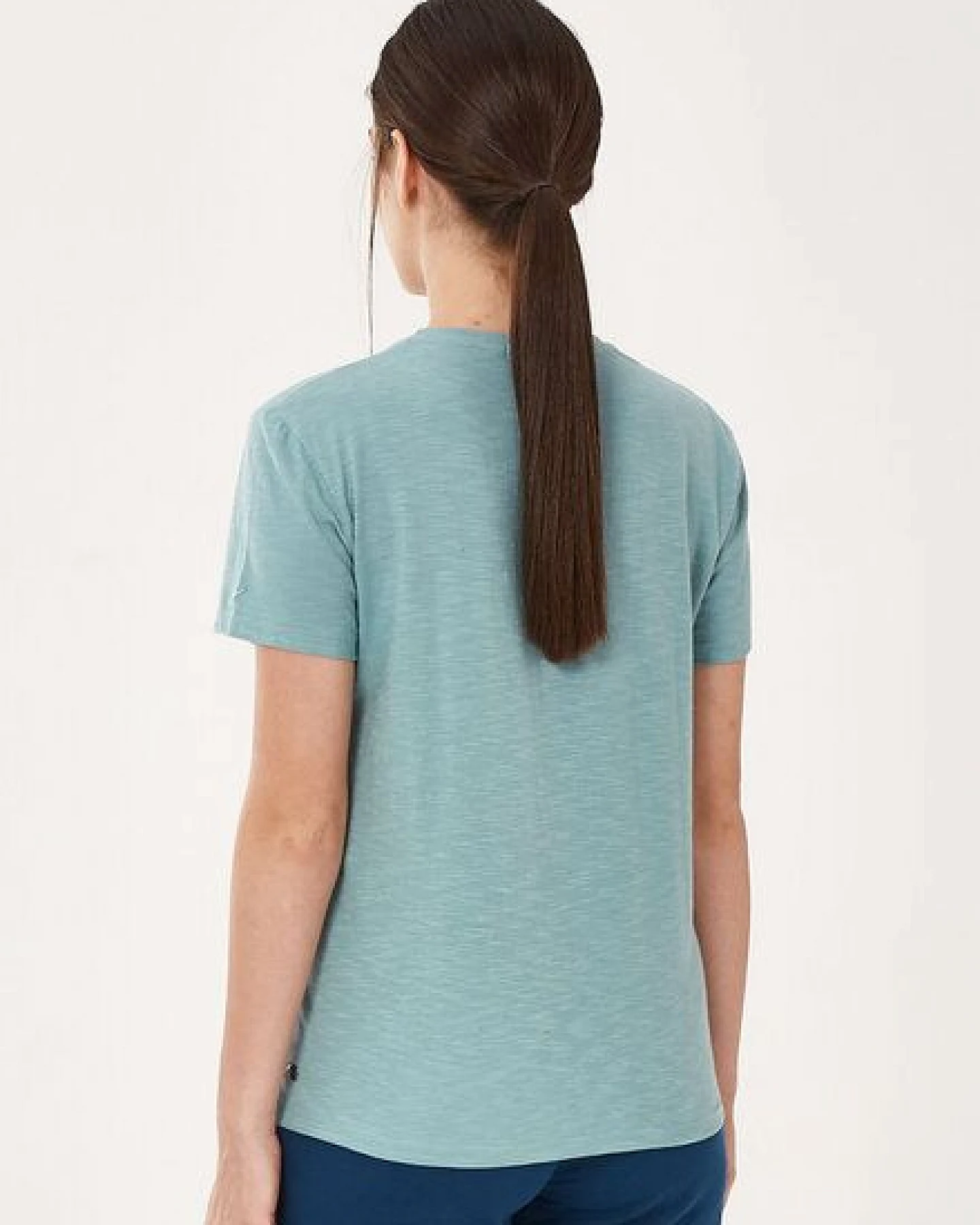 ORGANICATION T-Shirt aus Bio-Baumwolle mit V-Ausschnitt – Ansicht 4