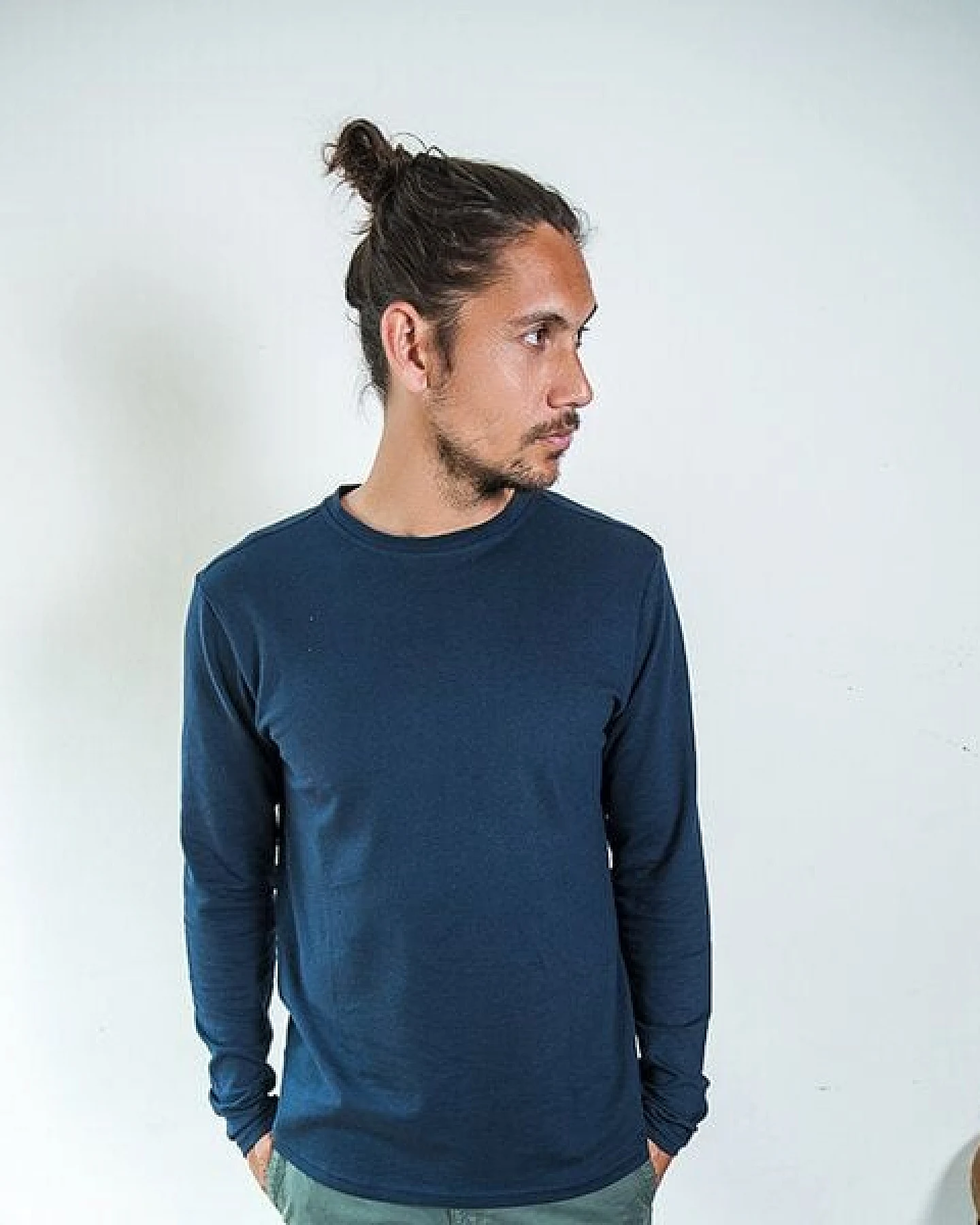 The Driftwood Tales Basic Piqué Langarm Tshirt – Ansicht 4