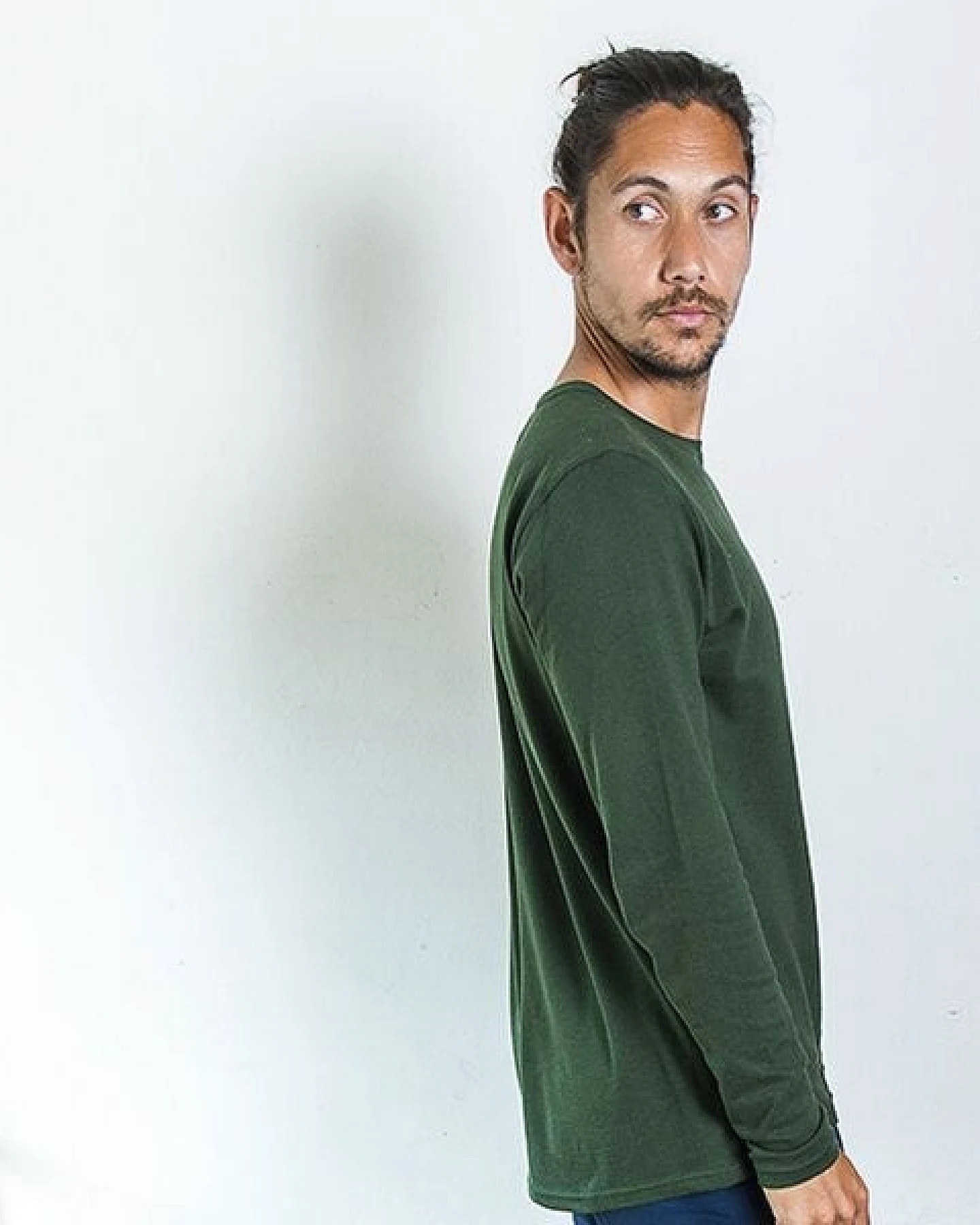 The Driftwood Tales Basic Piqué Langarm Tshirt – Ansicht 4