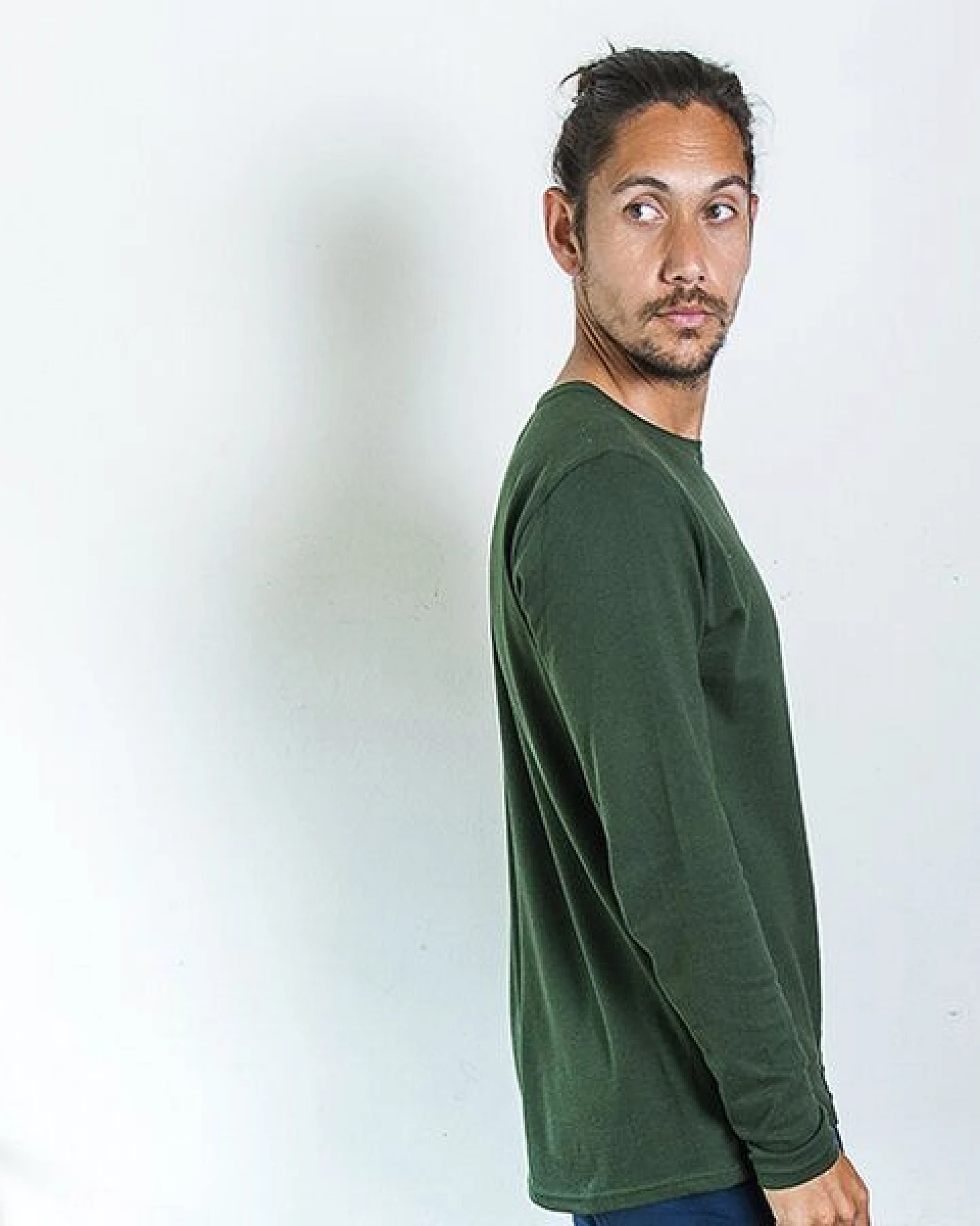 The Driftwood Tales Basic Piqué Langarm Tshirt – Ansicht 4