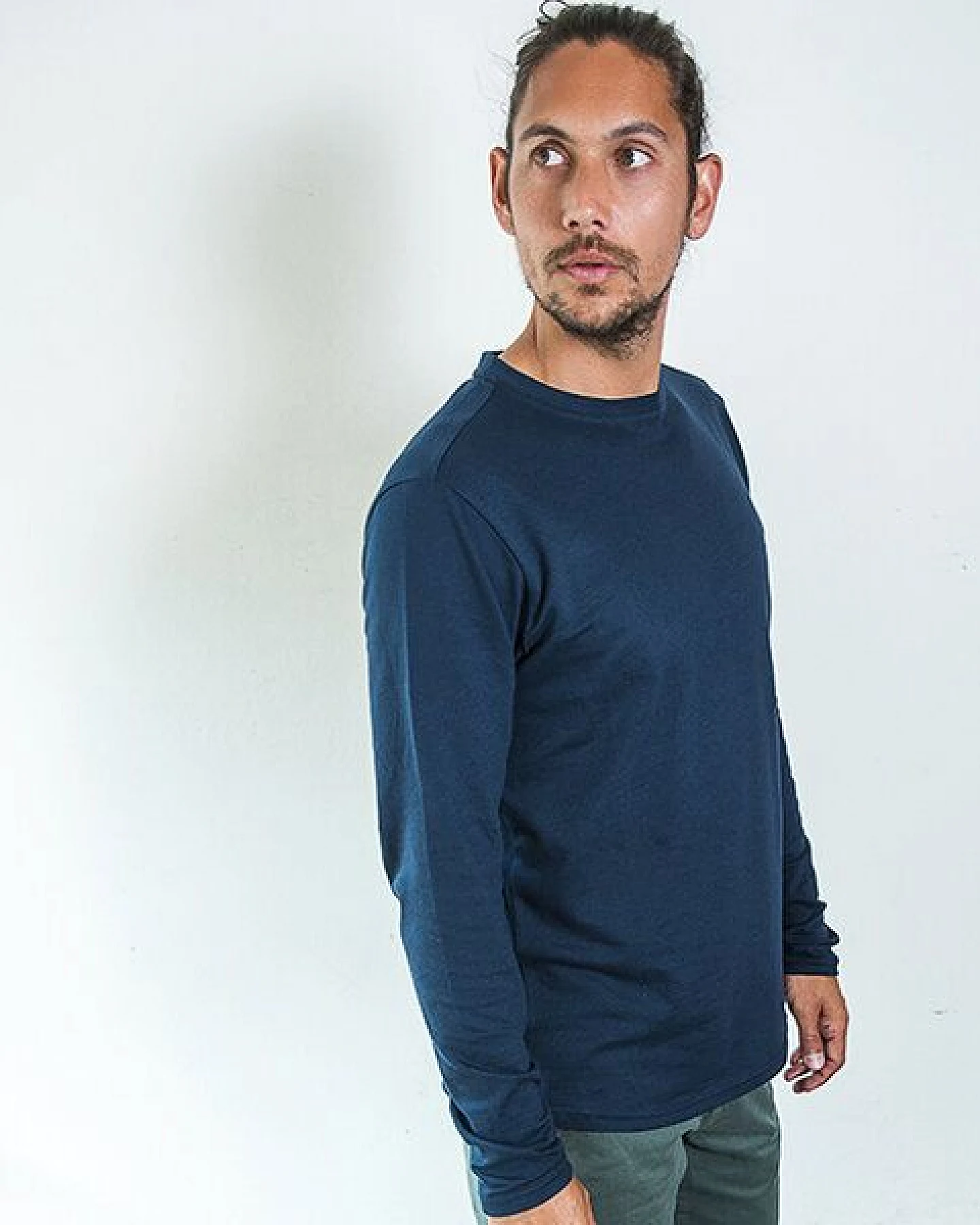 The Driftwood Tales Basic Piqué Langarm Tshirt – Ansicht 3