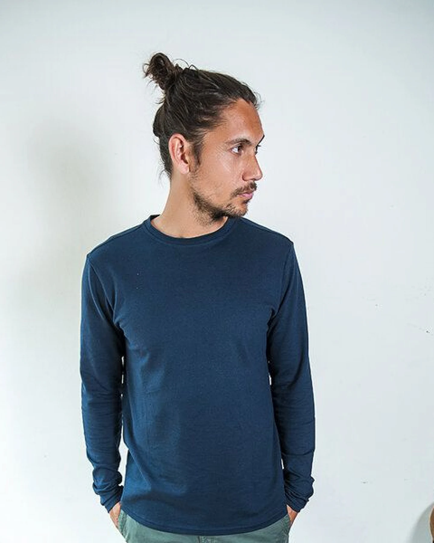 The Driftwood Tales Basic Piqué Langarm Tshirt – Ansicht 4