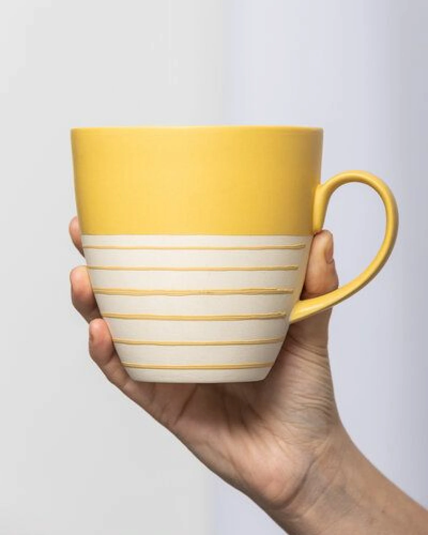 TRANQUILLO Tasse Modern aus Steinzeug 500 ml – Ansicht 4