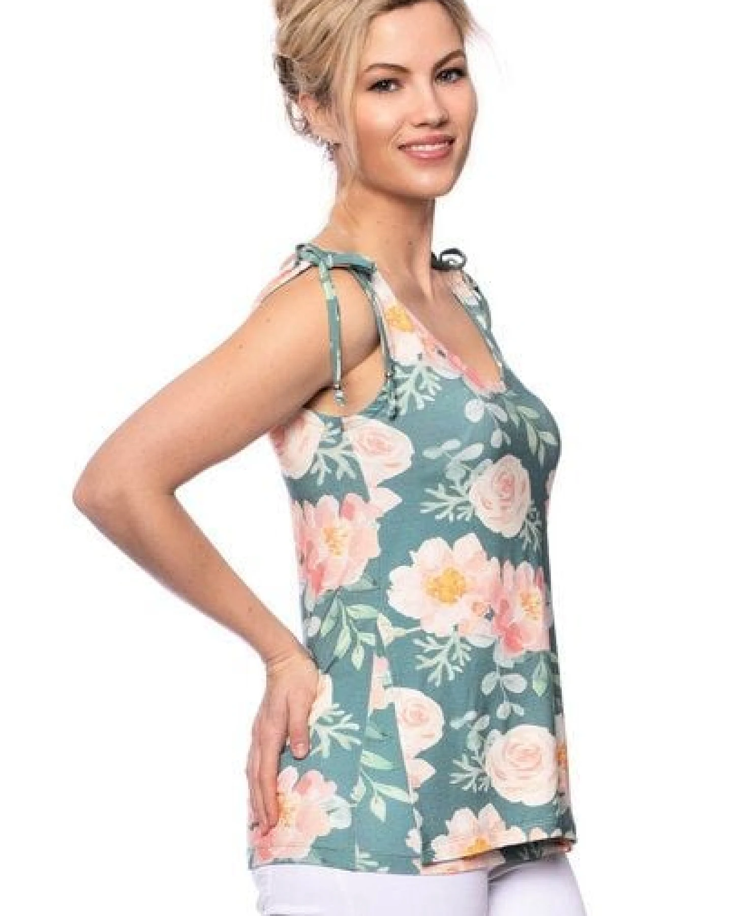 Milchshake ABELIA Umstands-& Stilltop (Print) – Ansicht 3