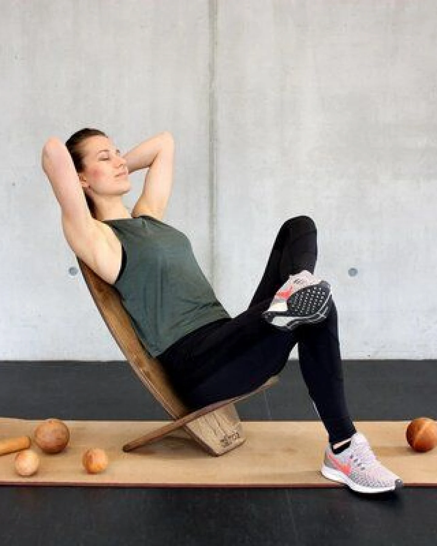 rollholz Balance Board "Liegestuhl" – Ansicht 3