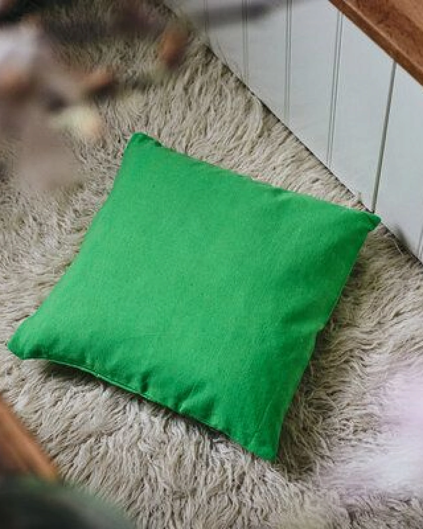 HängemattenGlück Sofakissen 40x40cm Latex & Kapok - Grüntöne – Ansicht 3