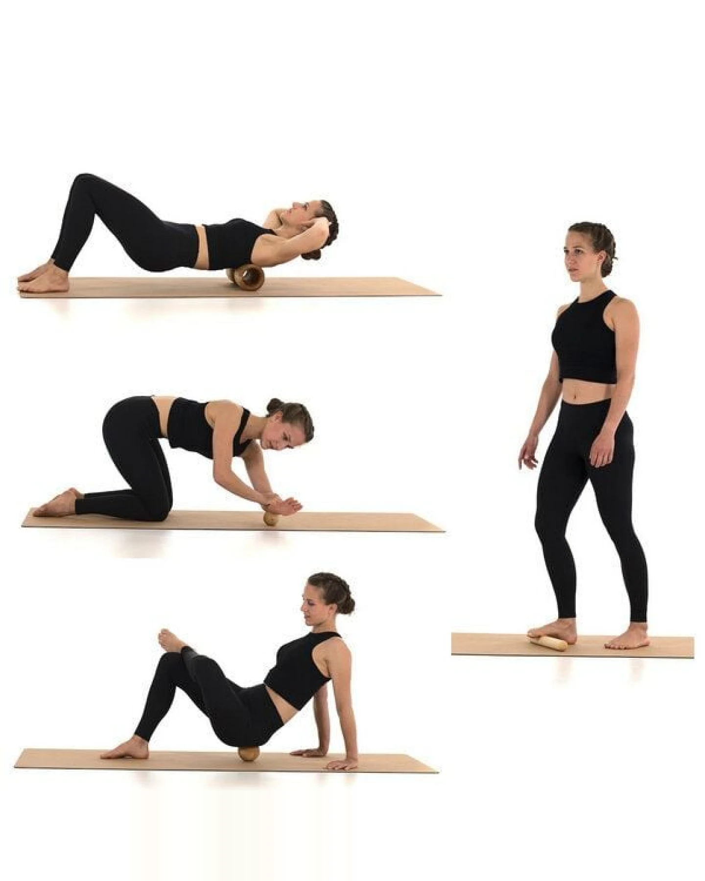 rollholz Balance Board Set groß – Ansicht 3