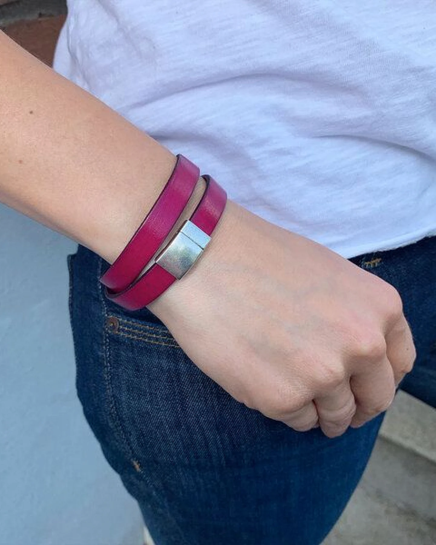 Mitienda Shop Lederarmband mit Magnetverschluss Unisex – Ansicht 3