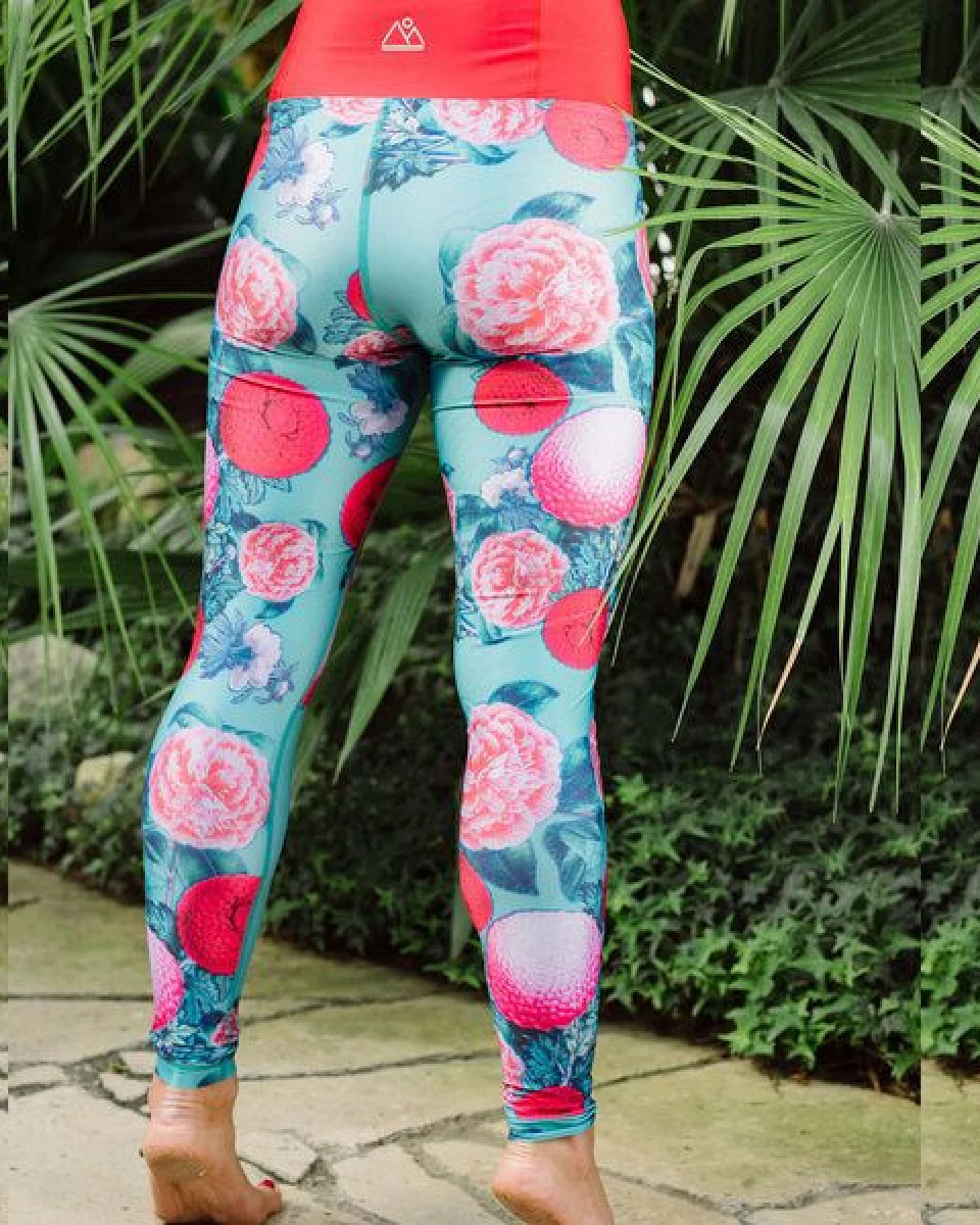 nice to meet me ESSENTIAL LEGGING - recyceltes Polyester mit Print – Ansicht 2