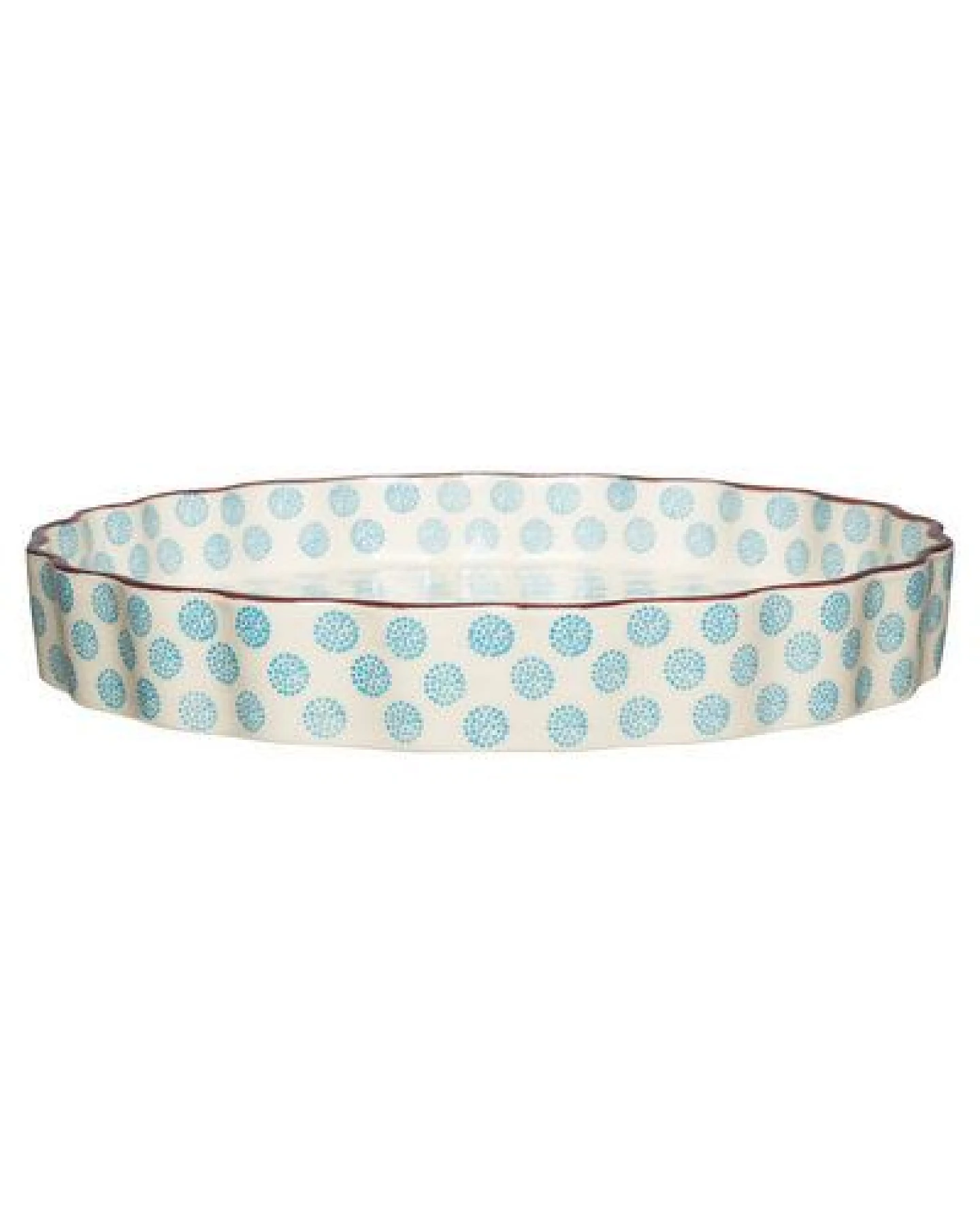 TRANQUILLO Quicheform aus Steinzeug mit Muster 27 cm (POR087, POR492, POR670) – Ansicht 2