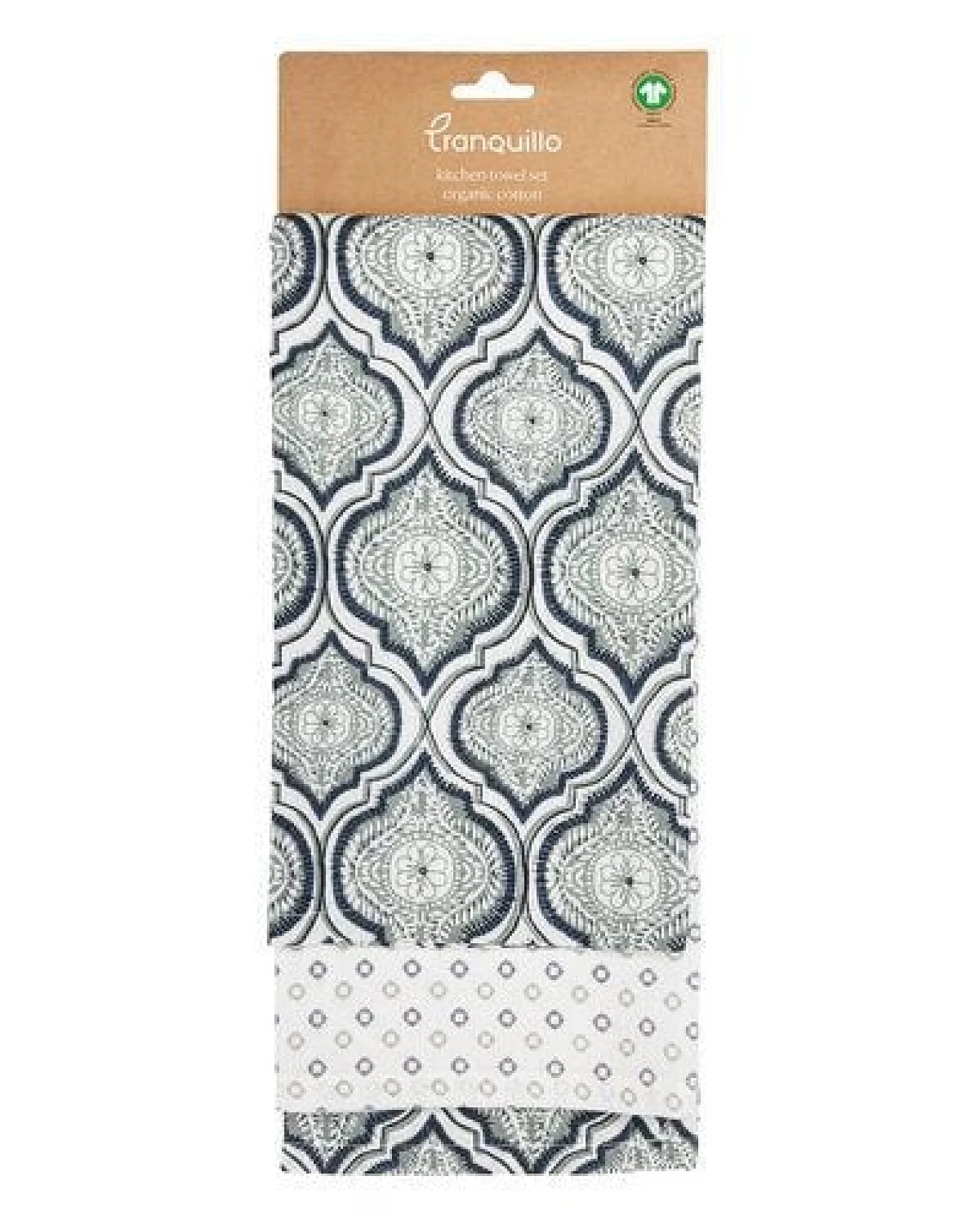 TRANQUILLO Geschirrtuch, 2er Set, aus Biobaumwolle, 70 x 50 cm (TEX029, TEX030, TEX031, TEX109, TEX110, TEX111) – Ansicht 4