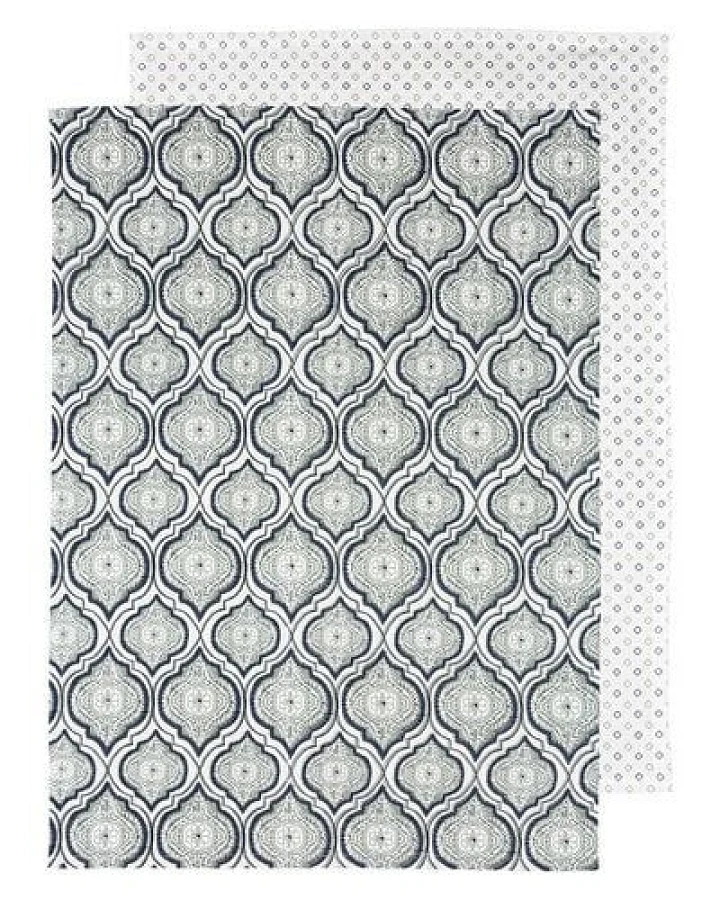 TRANQUILLO Geschirrtuch, 2er Set, aus Biobaumwolle, 70 x 50 cm (TEX029, TEX030, TEX031, TEX109, TEX110, TEX111)